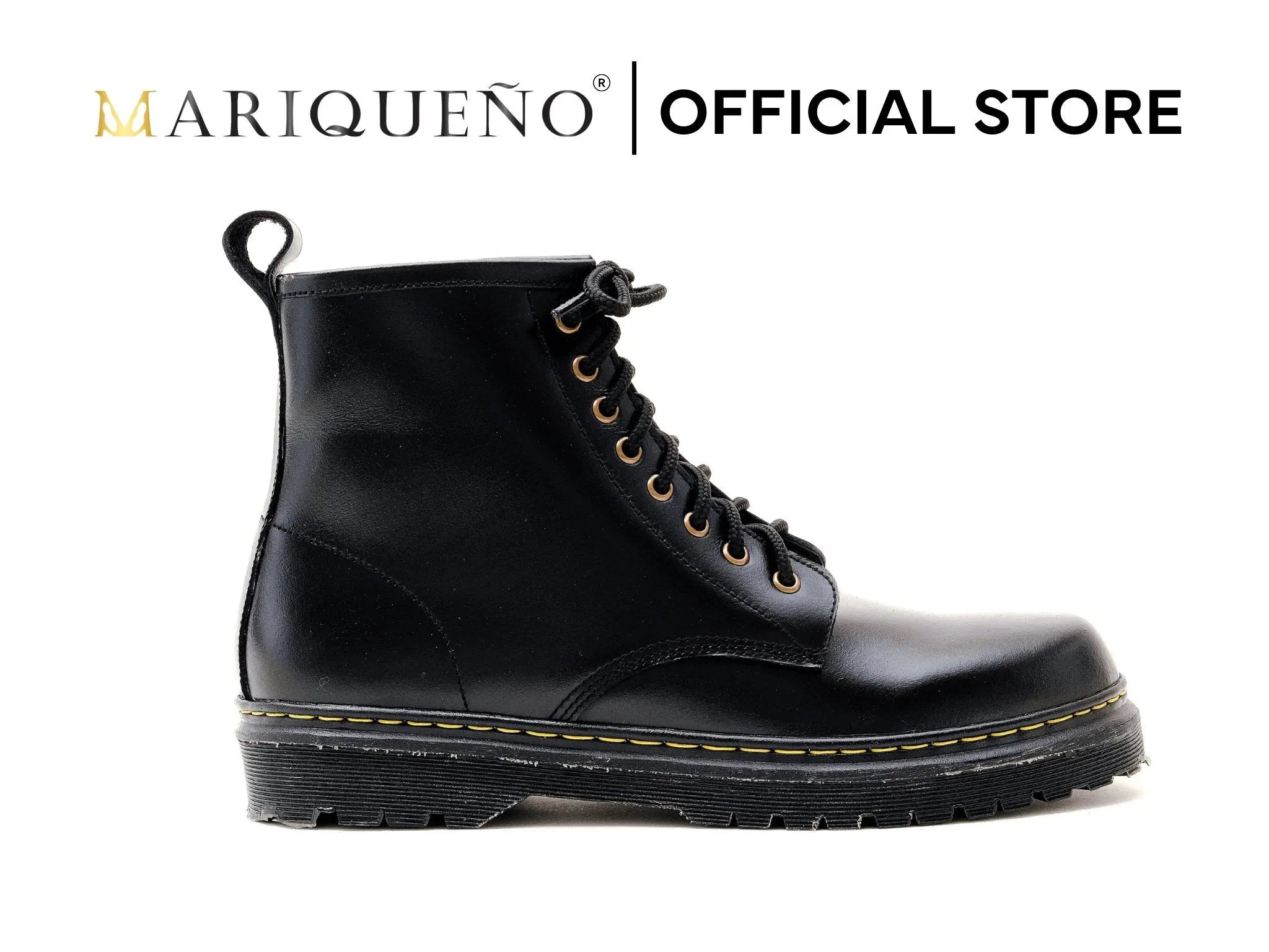MARCELINO High Cut Leather Riding Boots - Black |  12 | 45 by  Mariqueño ( 2850.00)