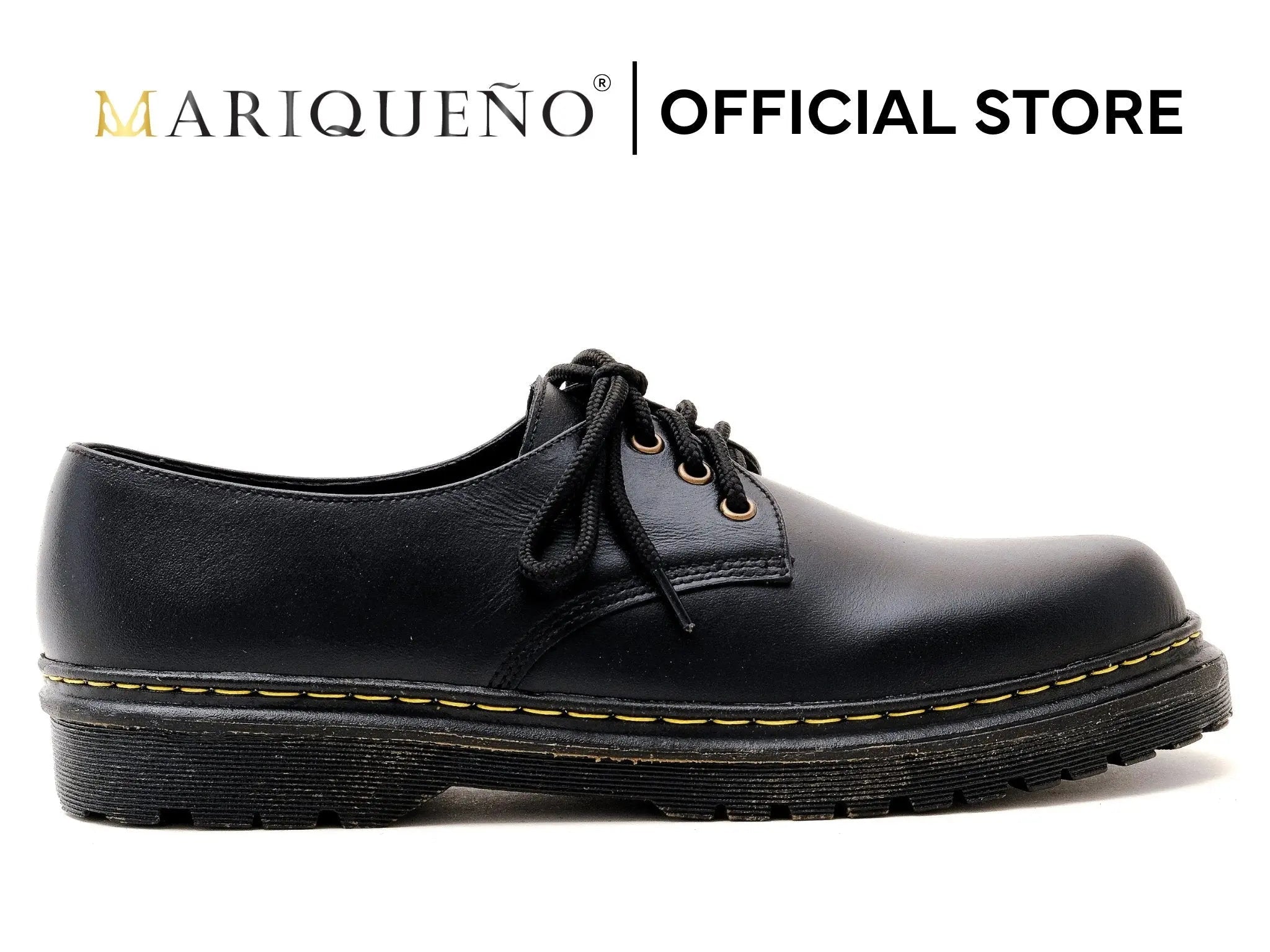 MARCELINO Low Cut Leather Riding Boots - Black | 12 | 45 by Mariqueño ( 2850.00)