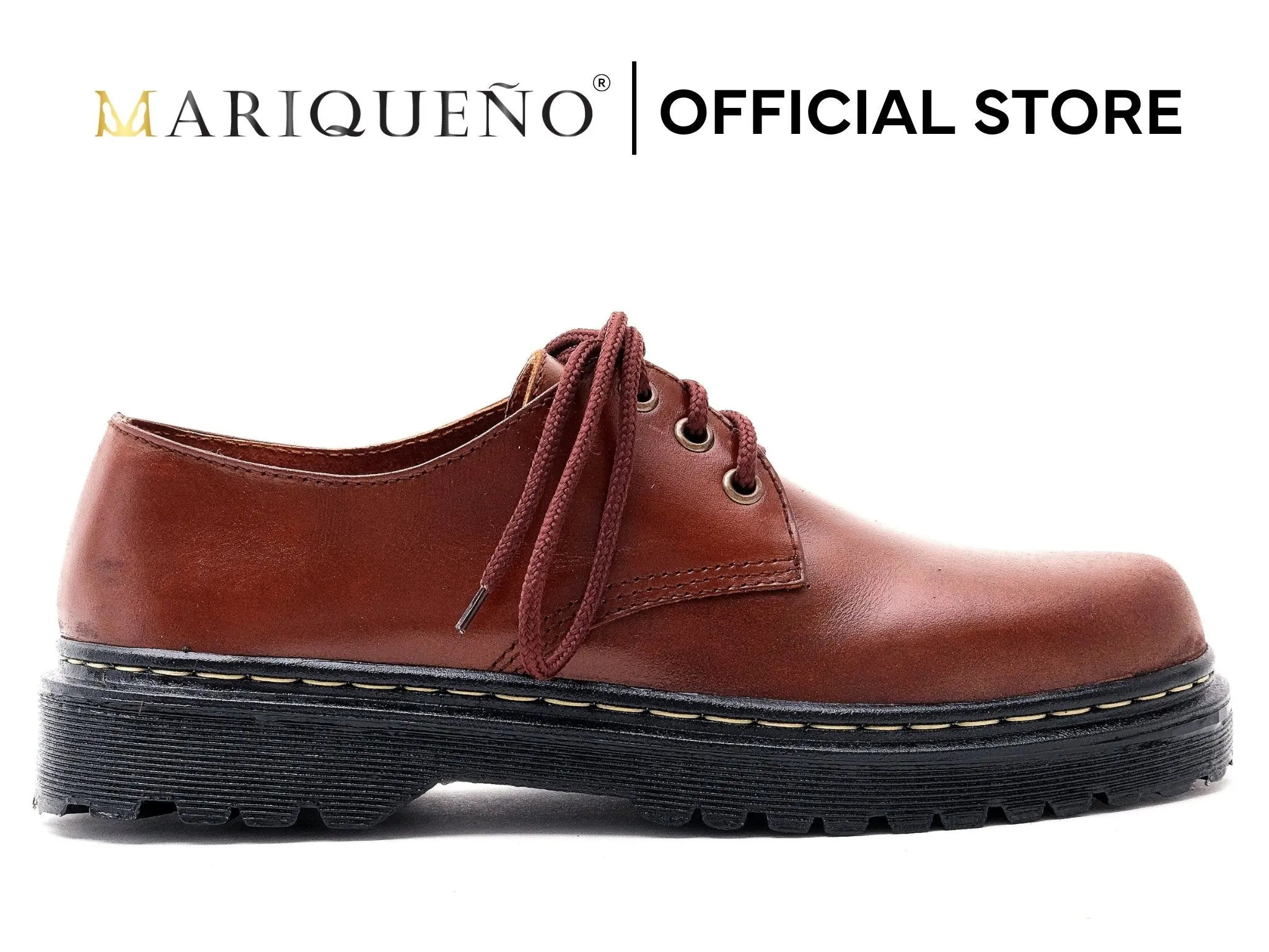 MARCELINO Low Cut Leather Riding Boots - Walnut | 12 | 45 by Mariqueño ( 2850.00)