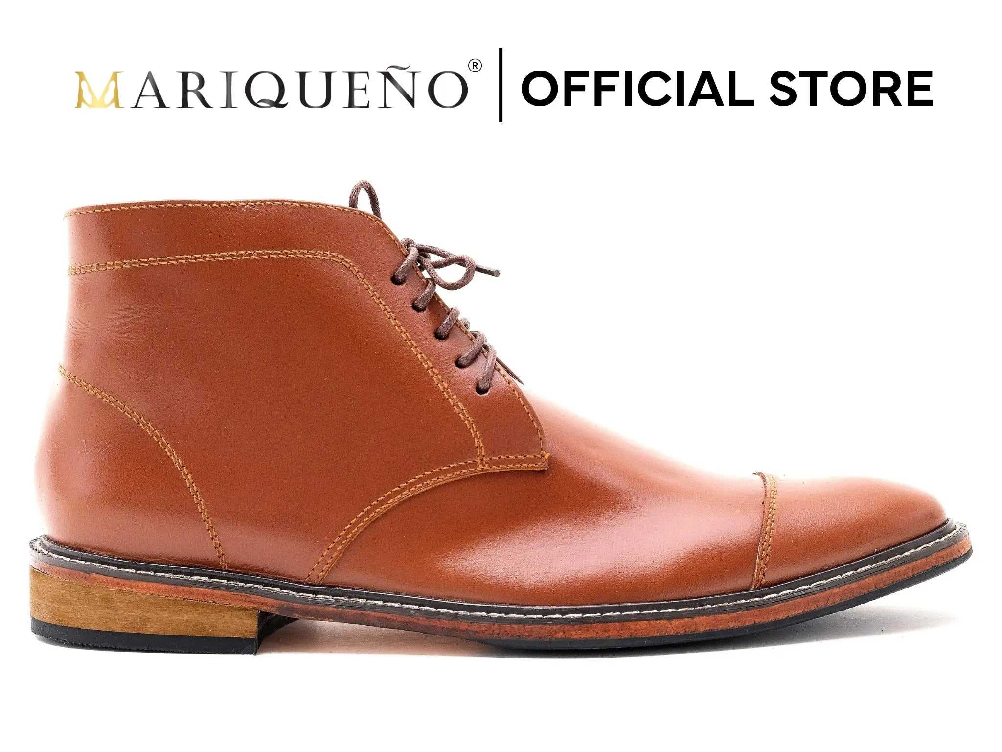 Chukka Boots for Men - FELIX Formal Tan Chukka Boots