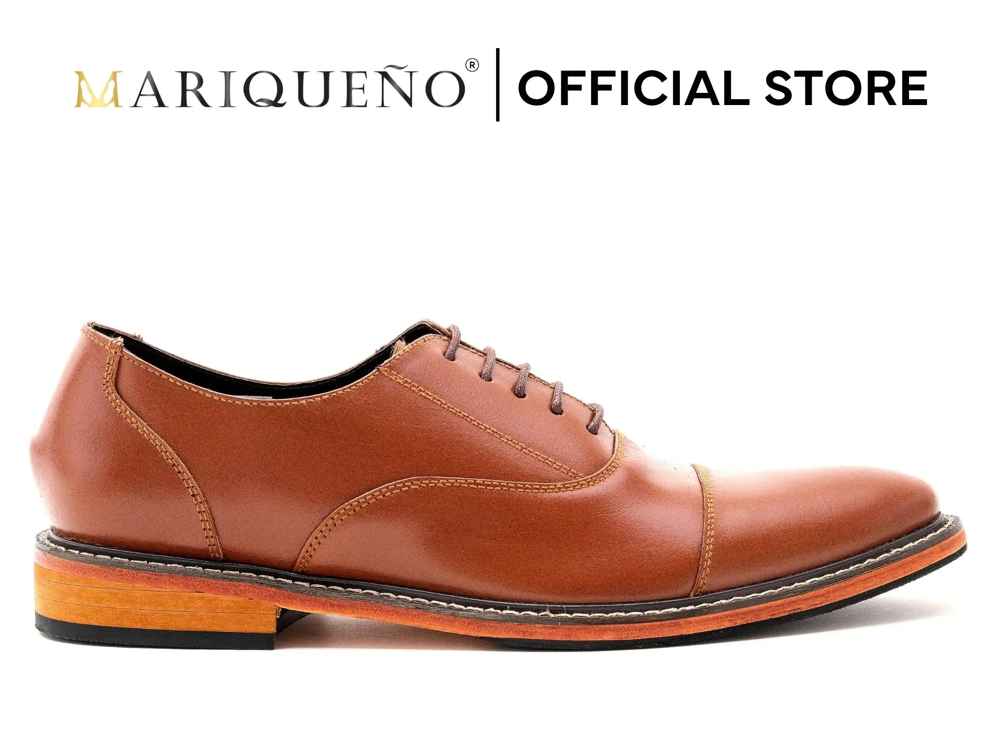 FELIX Cap Toe Plain Oxford - Tan | 14 | 47 by Mariqueño ( 4850.00)