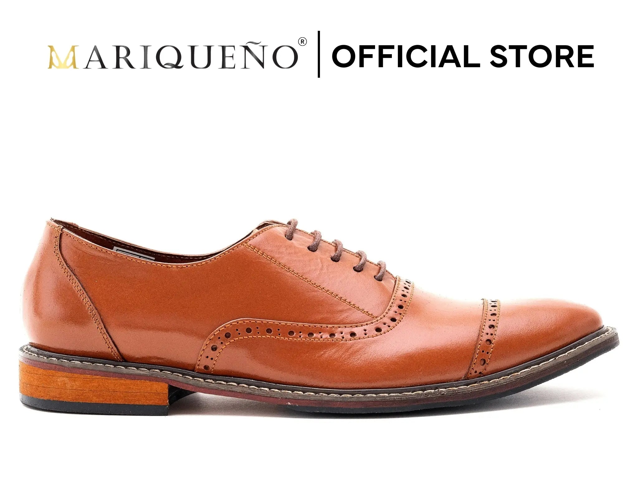 FELIX Cap Toe Holes Oxford - Tan | 14 | 47 by Mariqueño ( 4850.00)