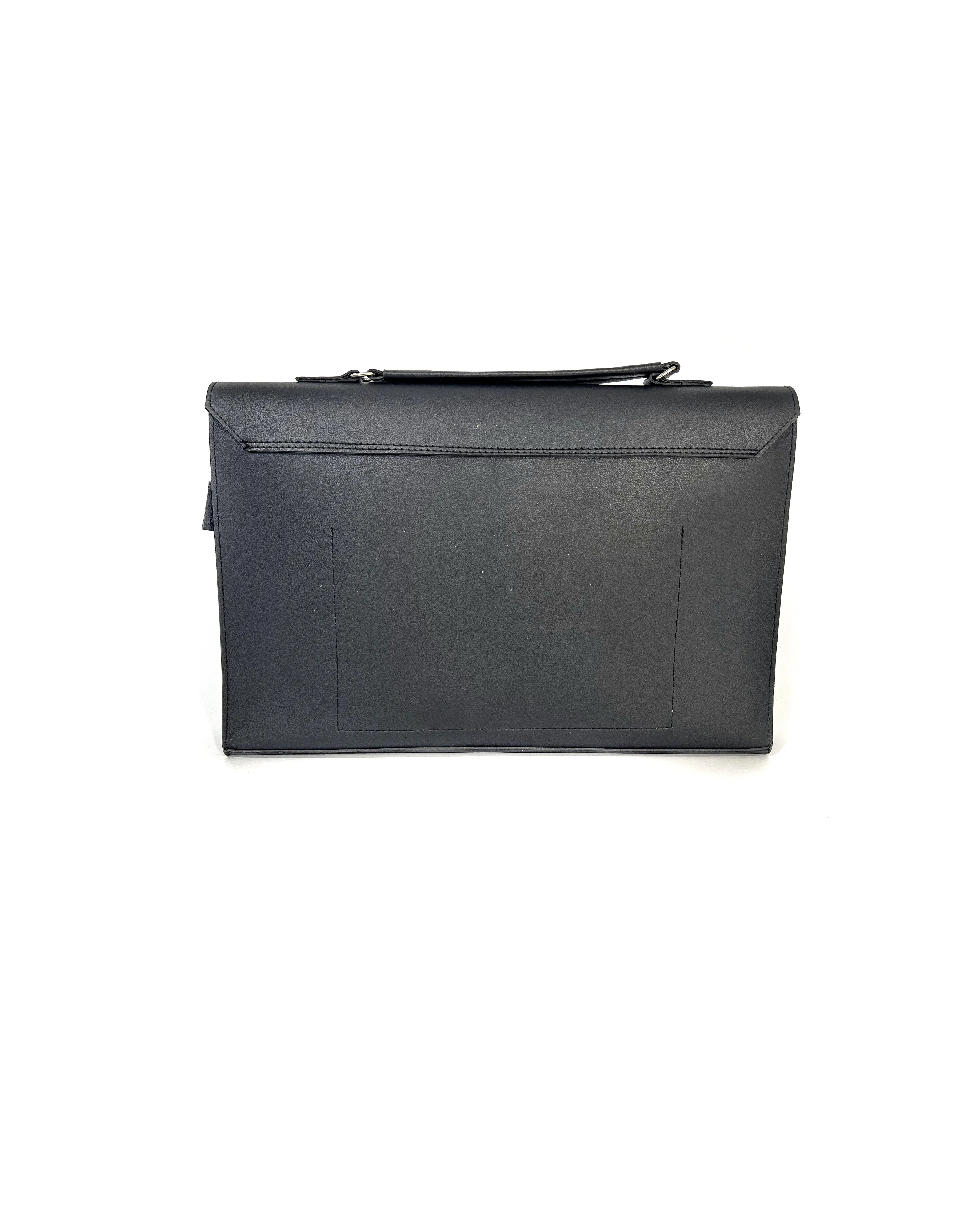 LORENZO Laptop Bag - Black by Mariqueño