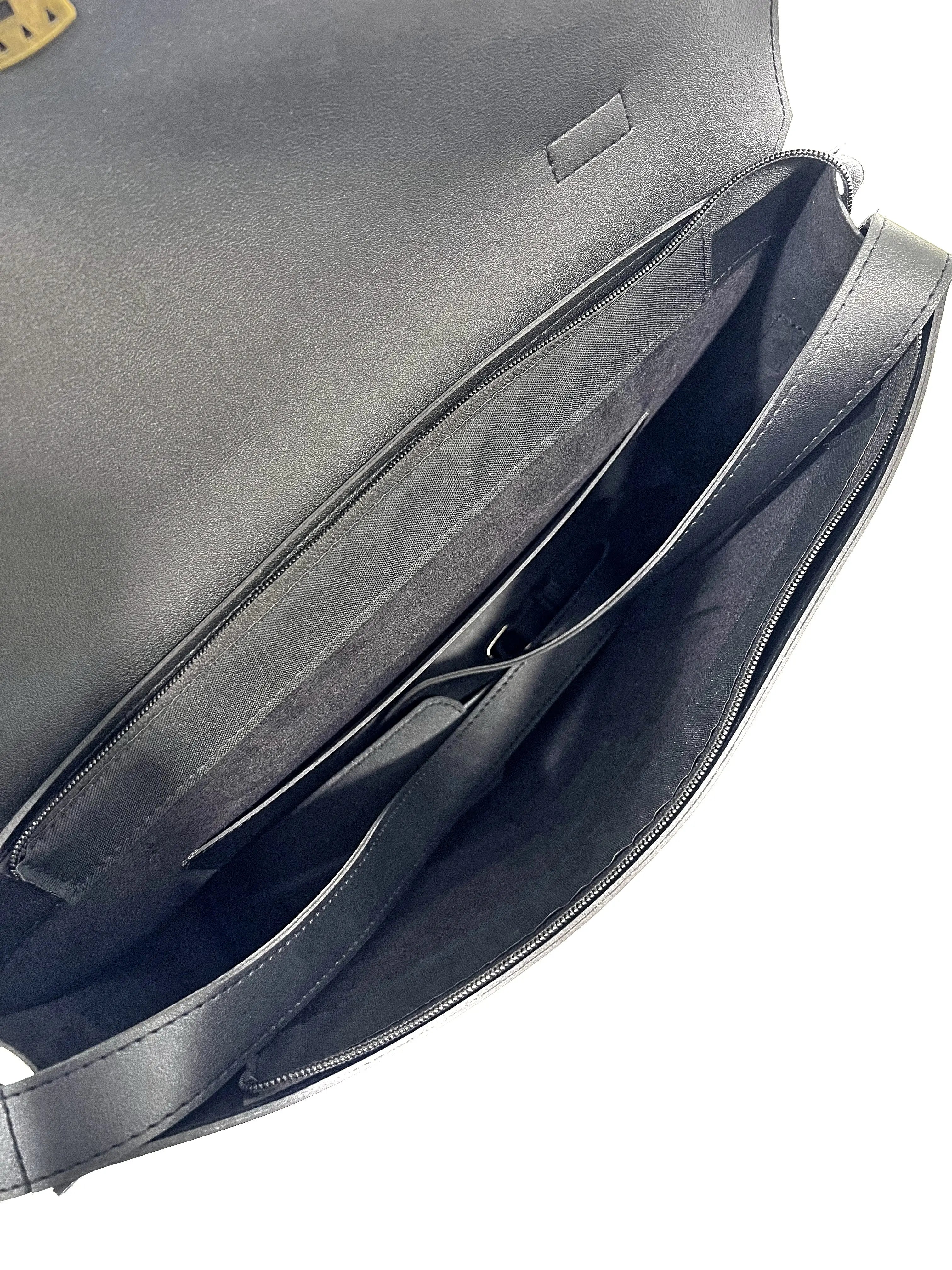 LORENZO Laptop Bag - Black by Mariqueño