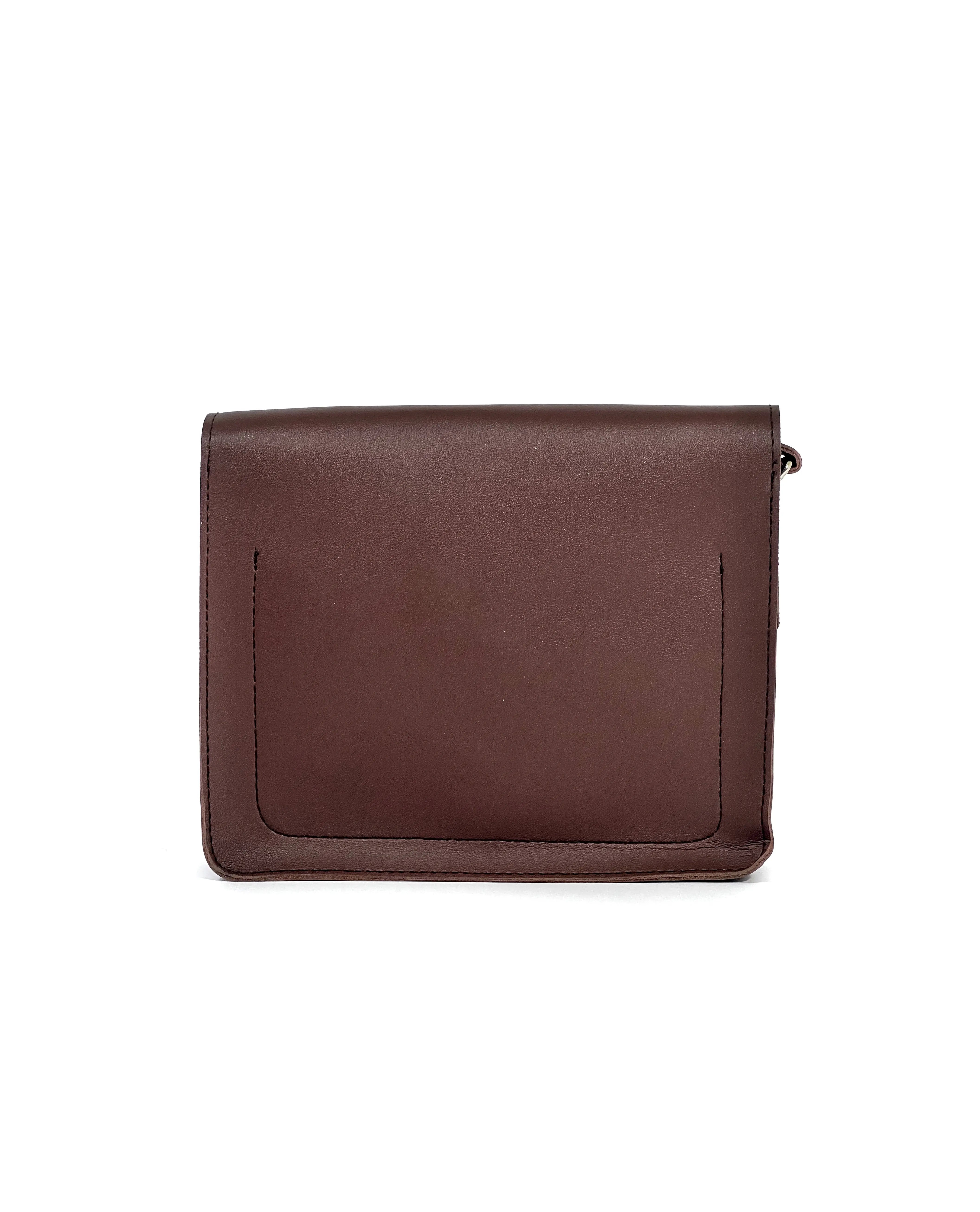 LORENZO Top Handle Bag - Walnut by Mariqueño