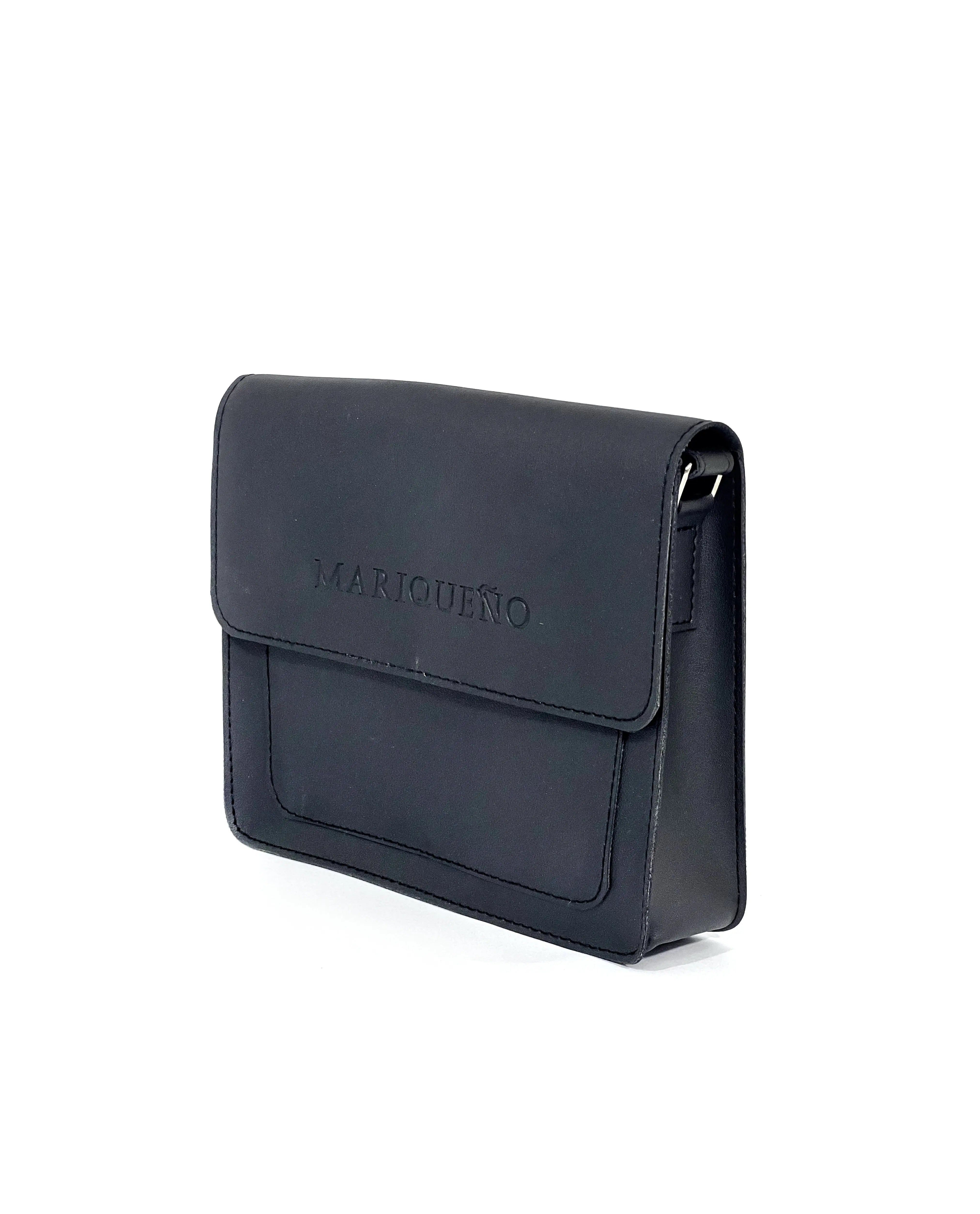 LORENZO Top Handle Bag - Black by Mariqueño