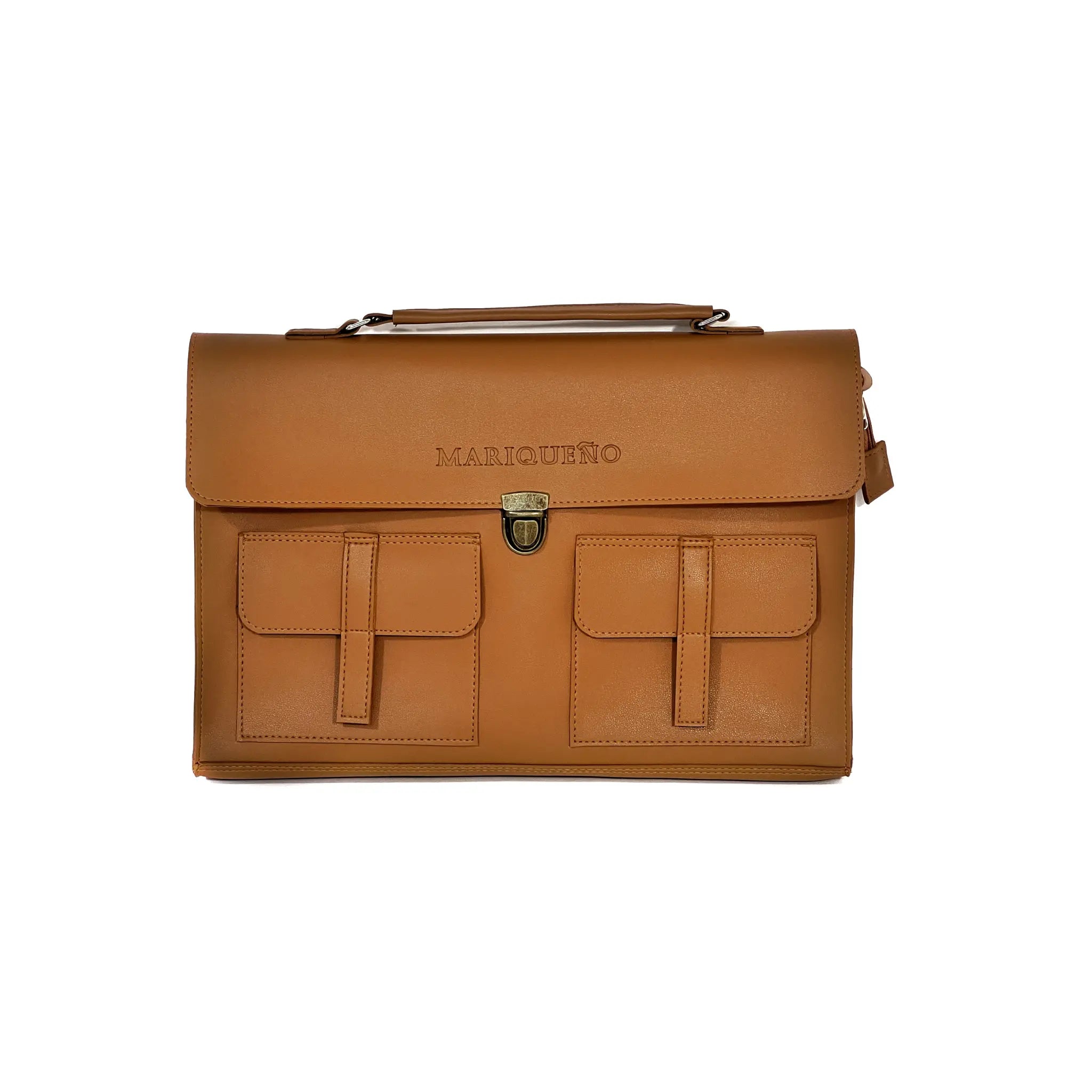 LORENZO Laptop Bag - Tan by Mariqueño