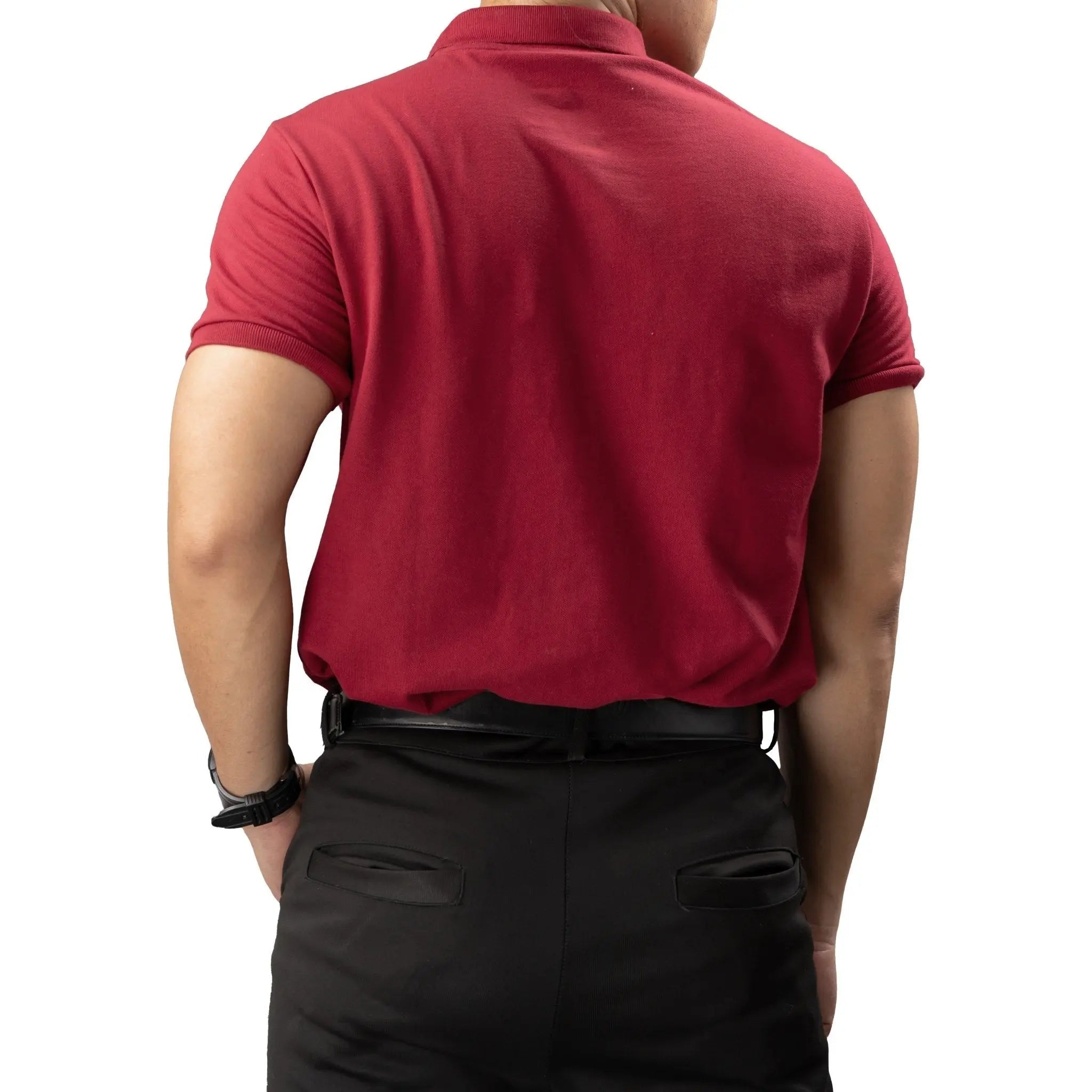 FLEXFIT Series Men's Polo - Red | by Mariqueño ( )