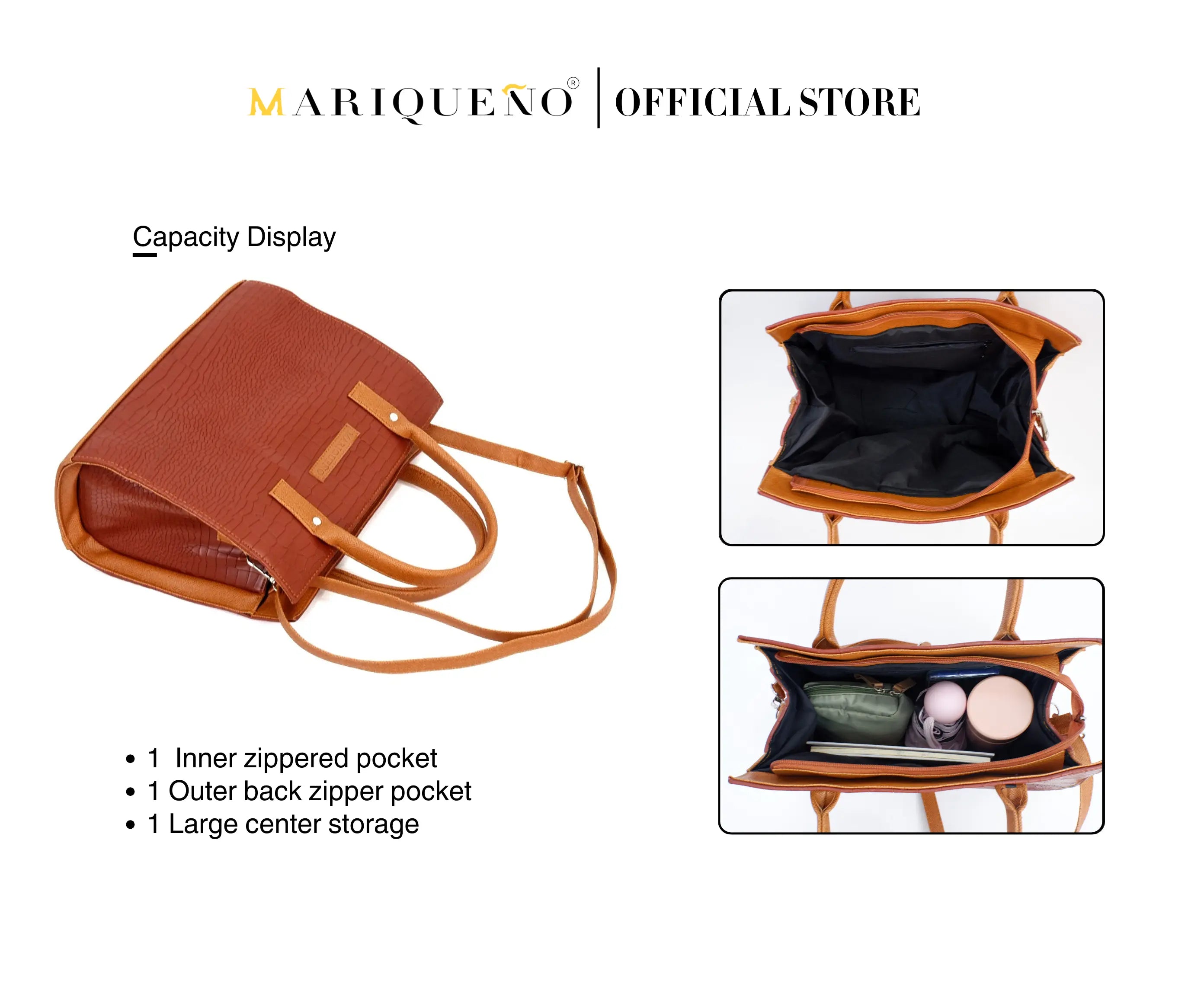 MADELINE Croc Embossed Satchel Bag in Choco Brown by Mariqueño