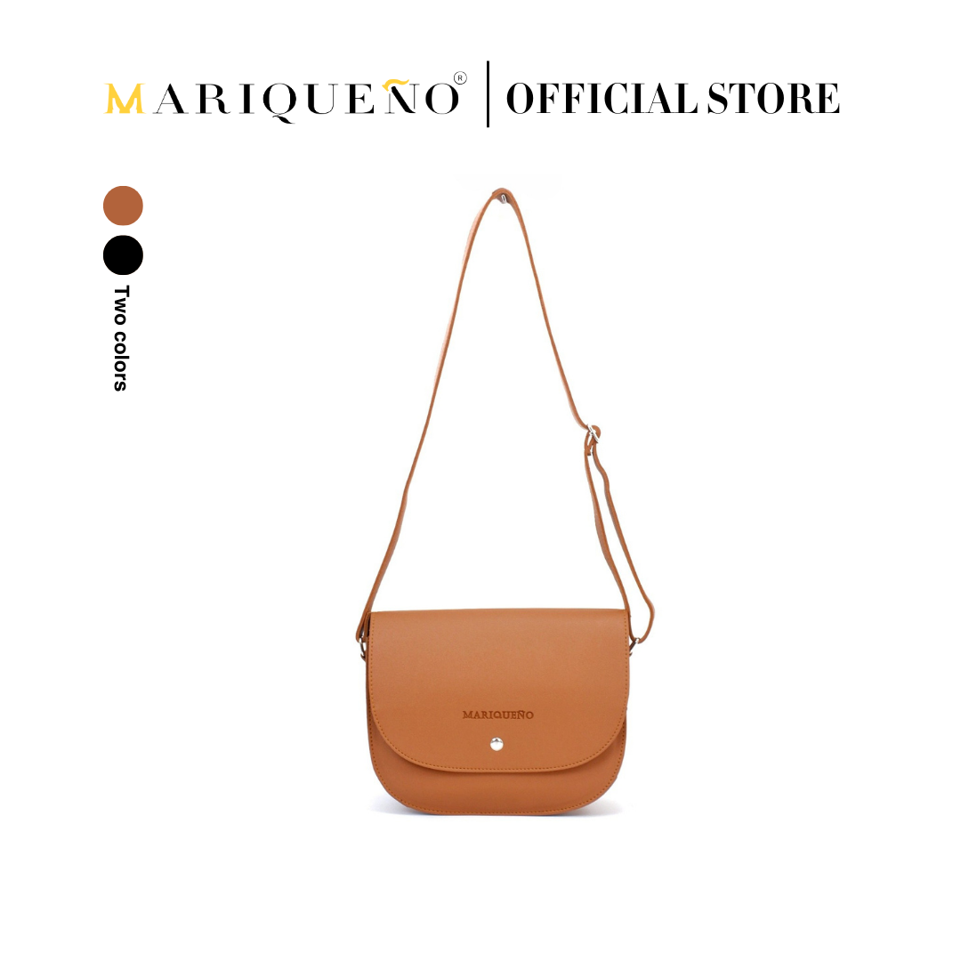 MADISON Classic Top Handle Sling Bag in Tan Brown by Mariqueño