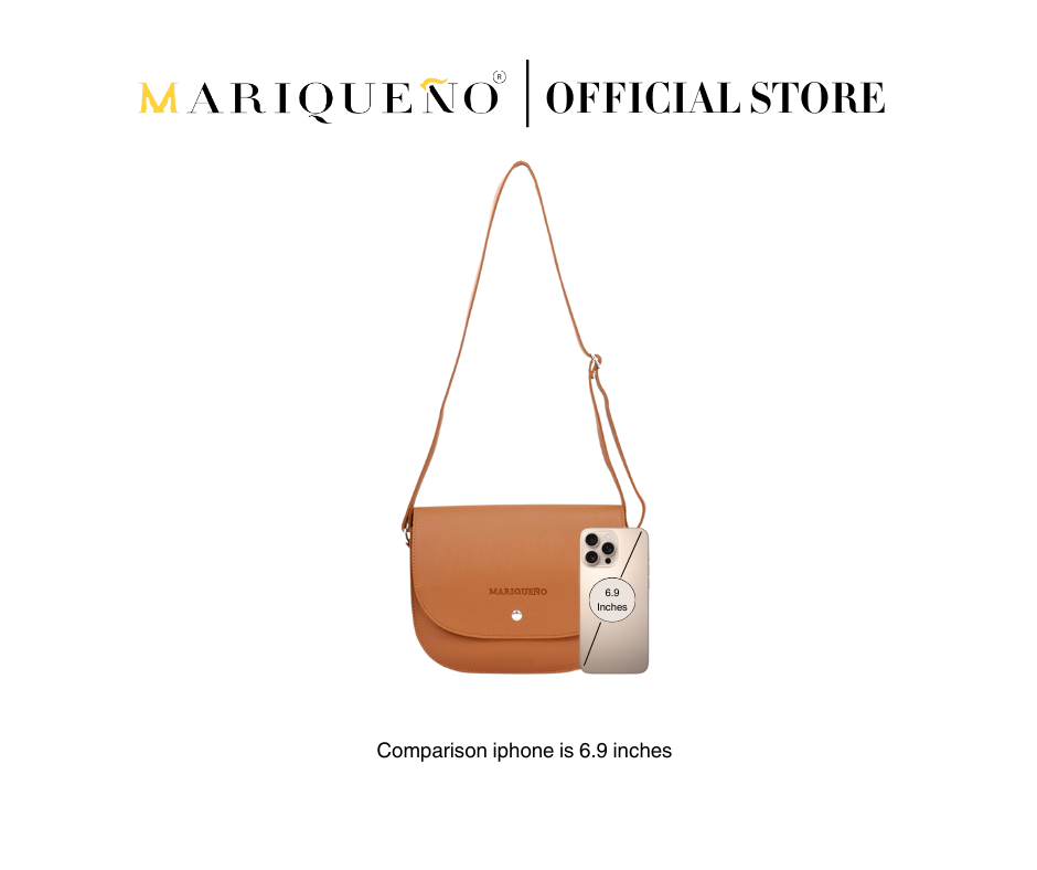 MADISON Classic Top Handle Sling Bag in Tan Brown by Mariqueño