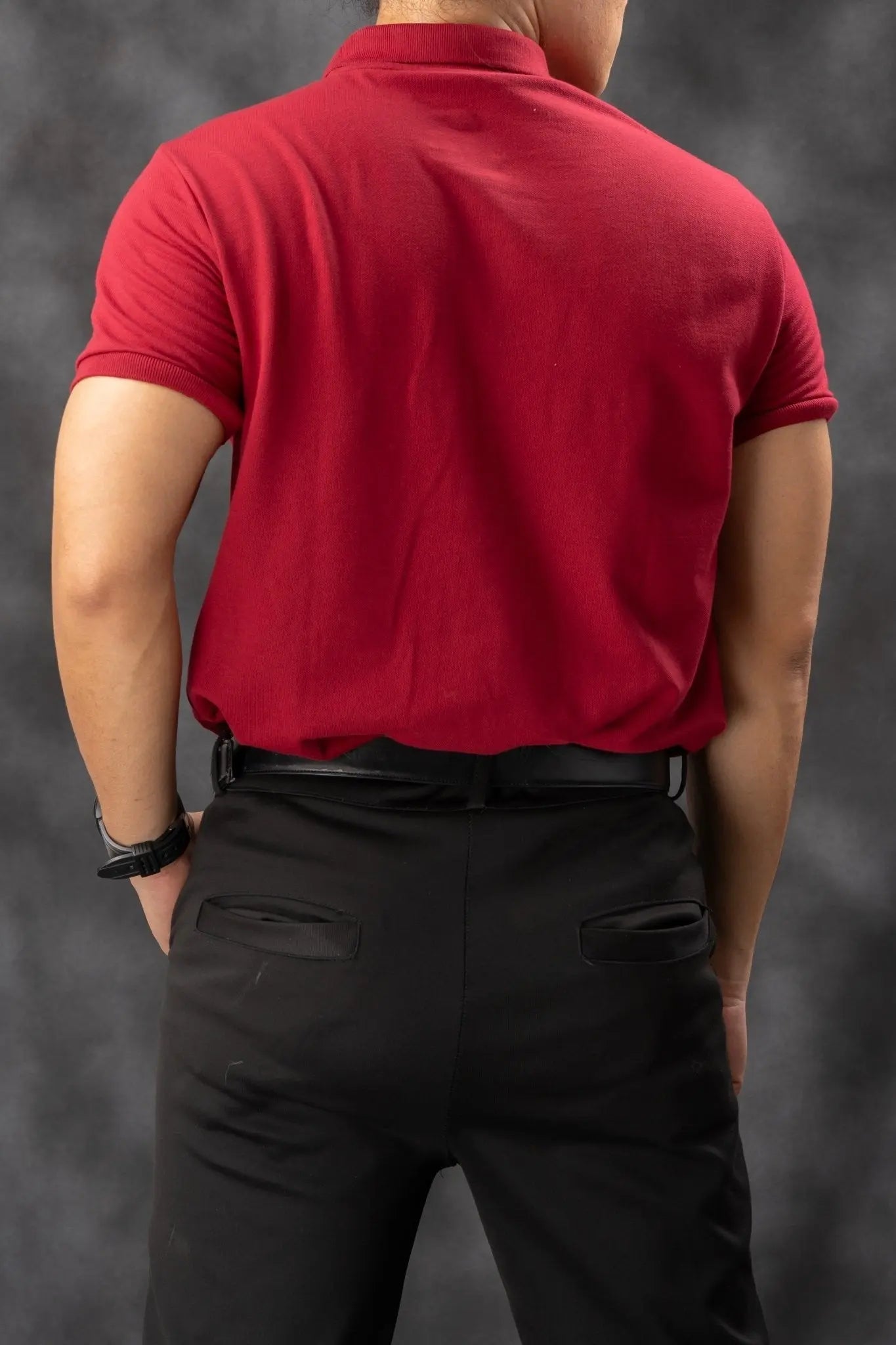 FLEXFIT Series Men's Polo - Red | by Mariqueño ( )