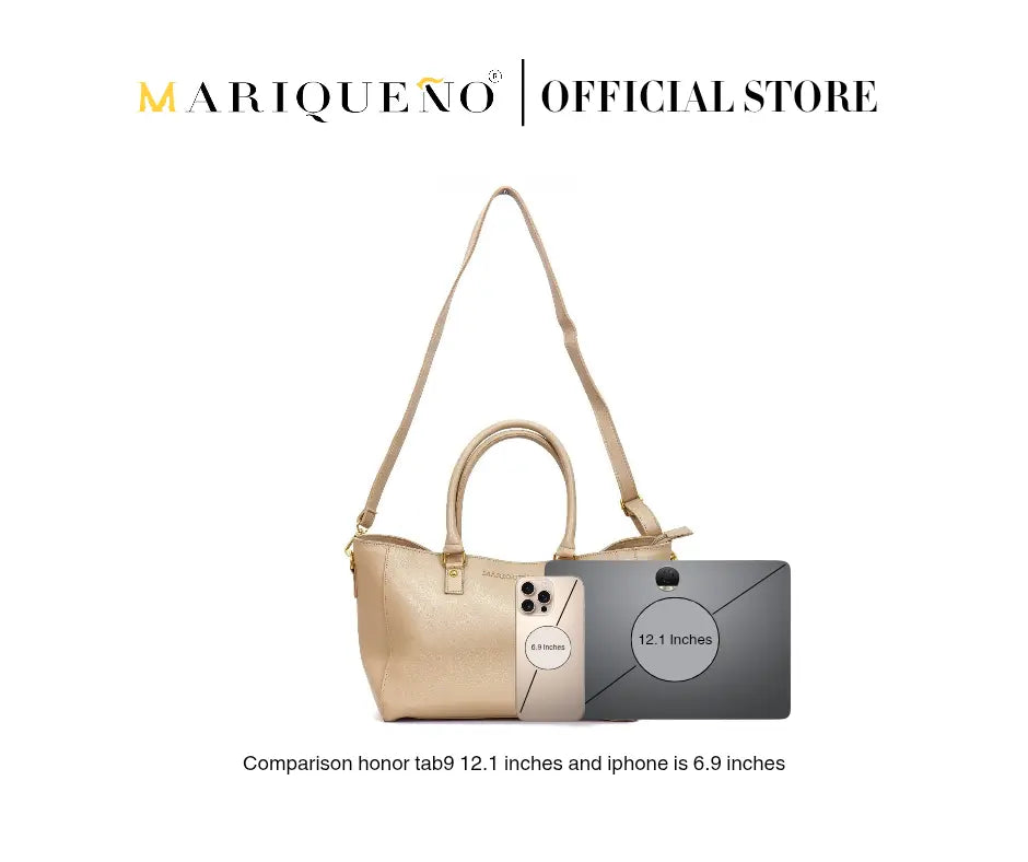 MINERVA Handbag in Cream by Mariqueño
