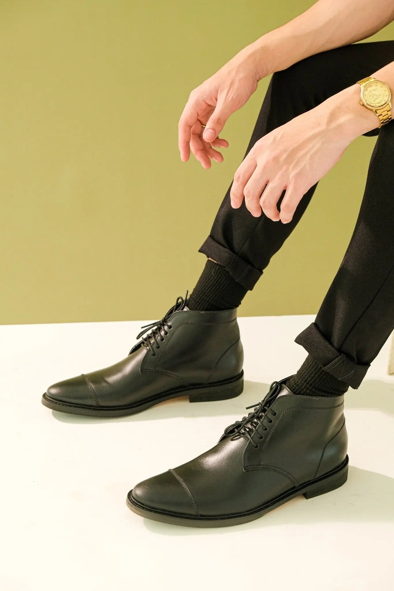 FELIX Chukka Boots - Black |   by  Mariqueño ( )