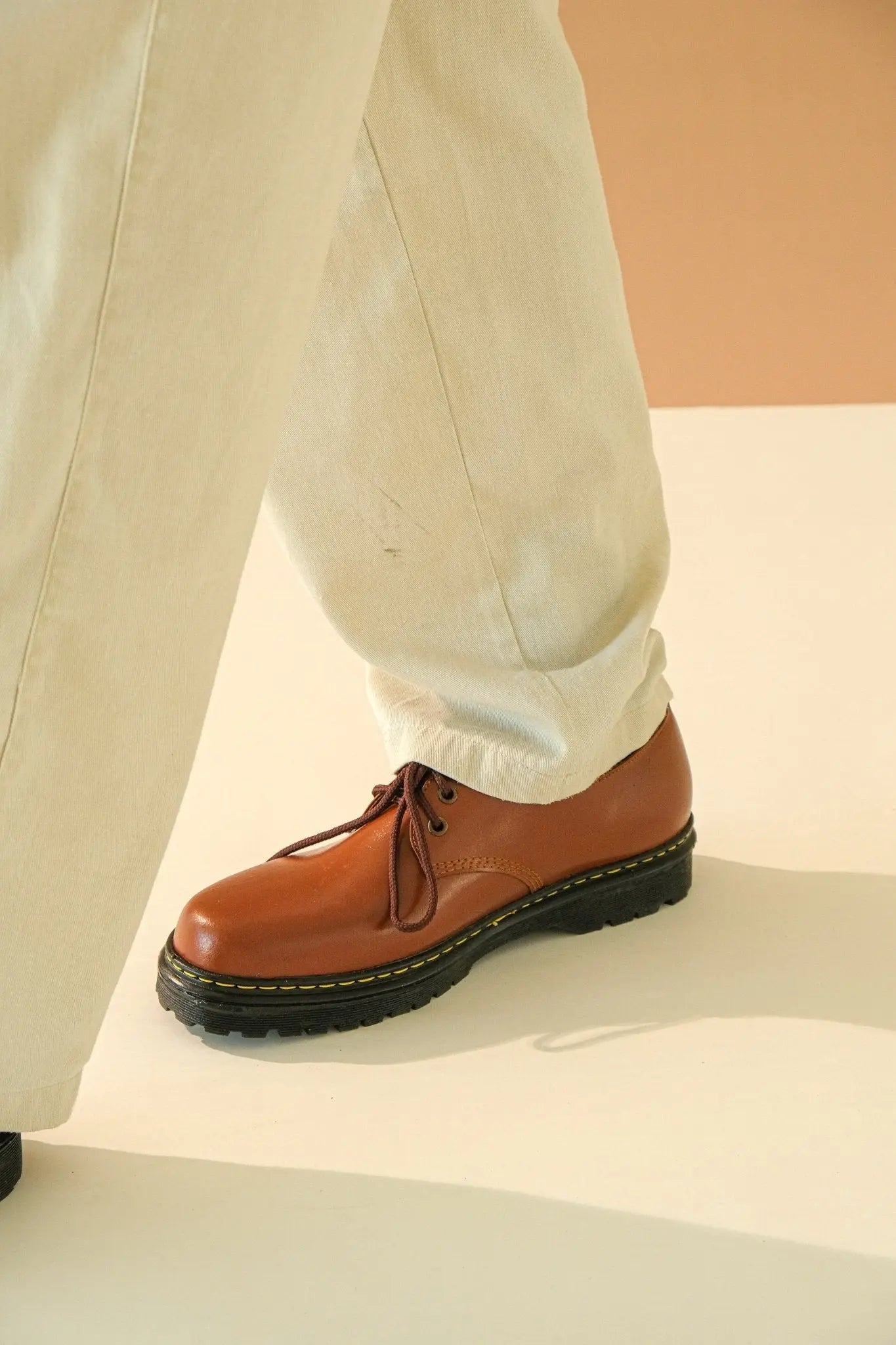 MARCELINO Low Cut Leather Riding Boots - Tan | by Mariqueño ( )