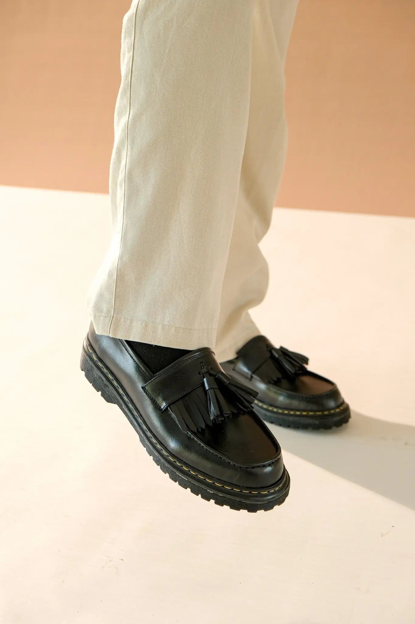 MARCELINO Tassel Loafer - Black | by Mariqueño ( )