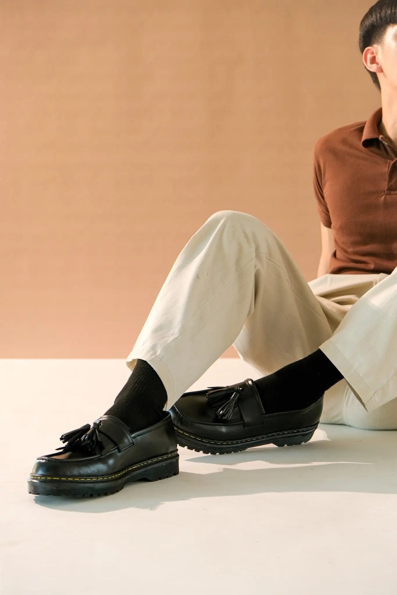 MARCELINO Tassel Loafer - Black | by Mariqueño ( )