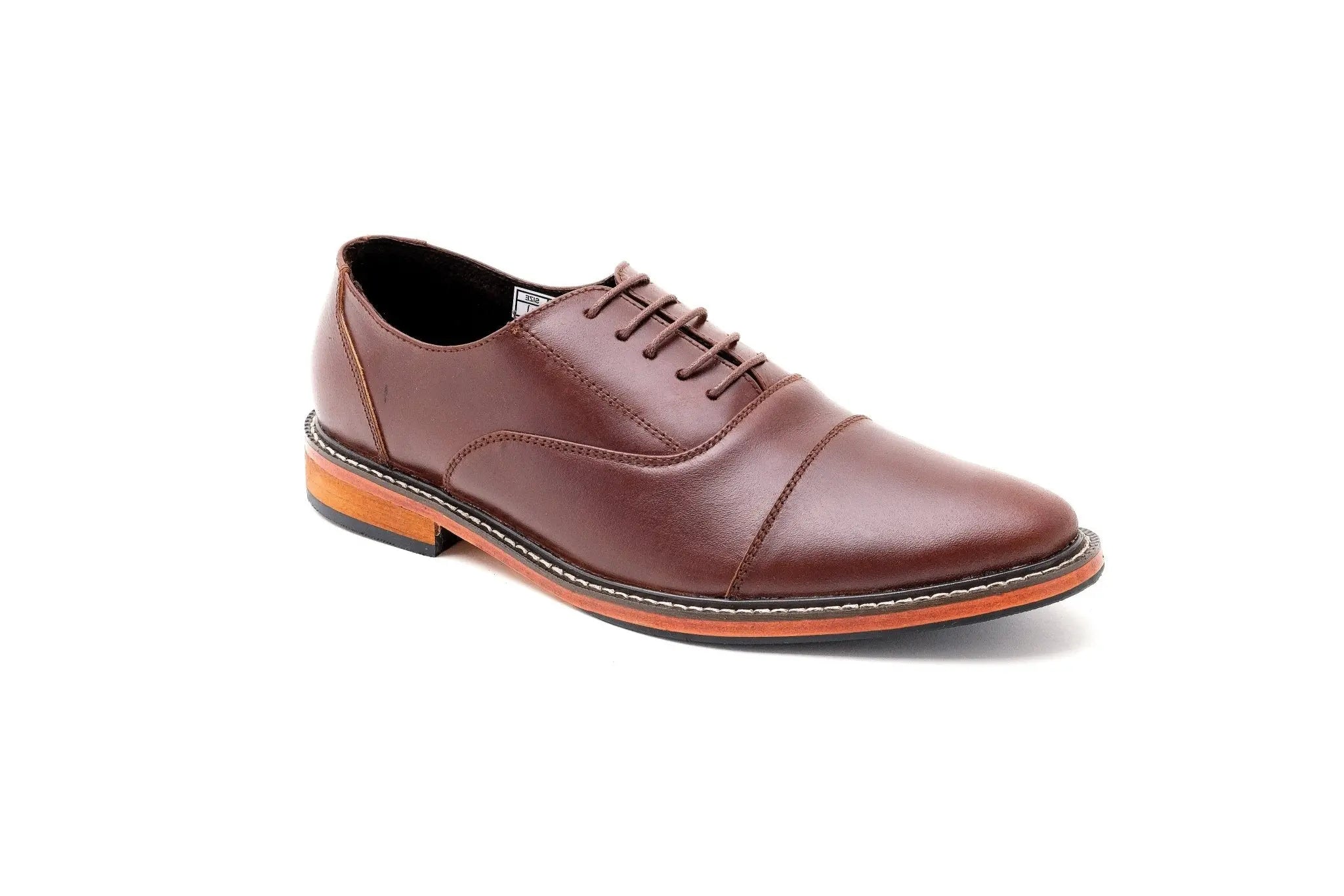 FELIX Cap Toe Plain Oxford - Walnut | by Mariqueño ( )