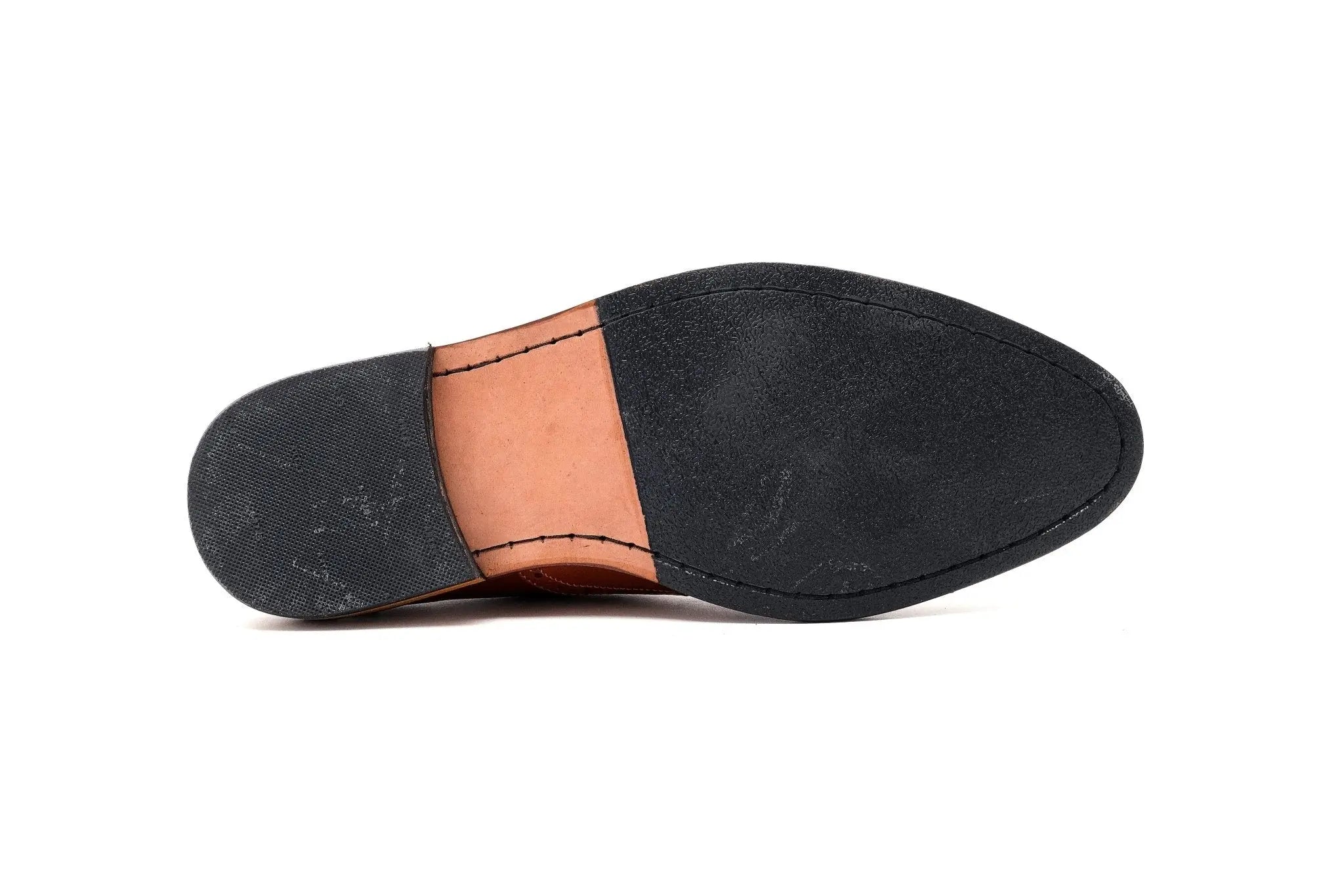 FELIX Cap Toe Holes Oxford - Tan | by Mariqueño ( )