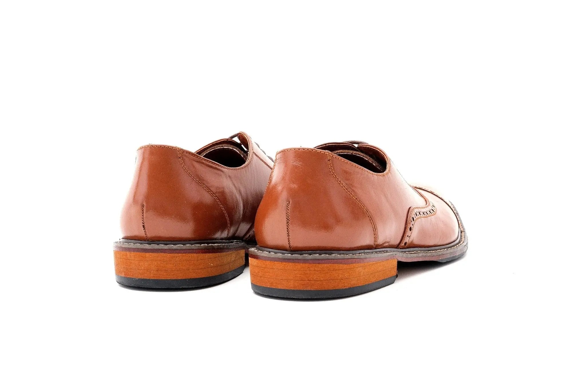 FELIX Cap Toe Holes Oxford - Tan | by Mariqueño ( )