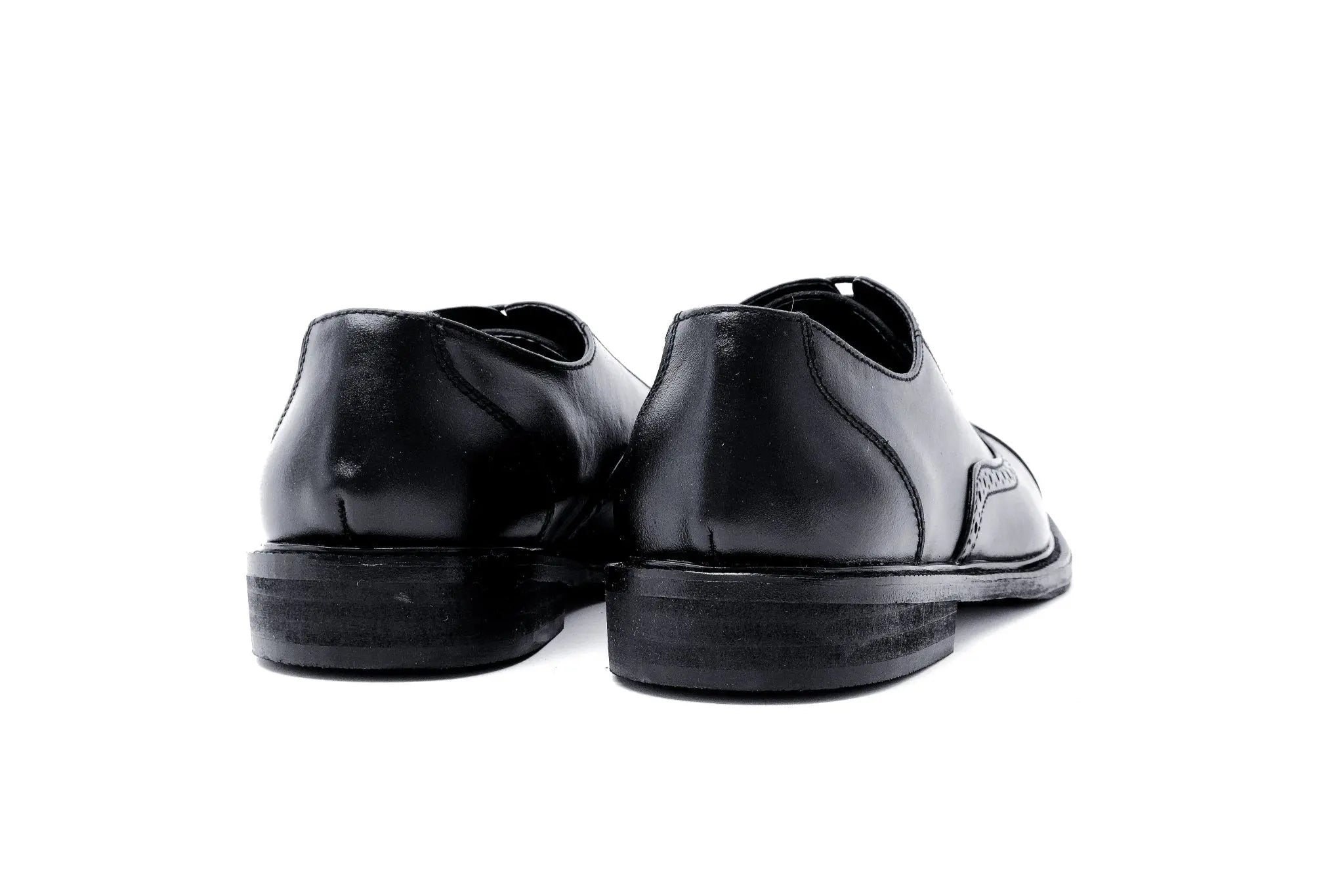 FELIX Cap Toe Holes Oxford - Black | by Mariqueño ( )