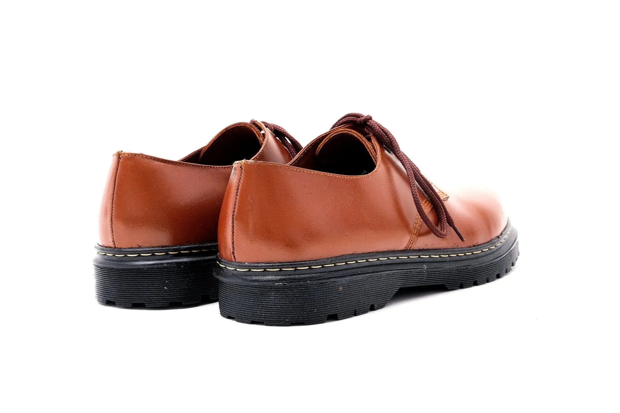 MARCELINO Low Cut Leather Riding Boots - Tan | by Mariqueño ( )