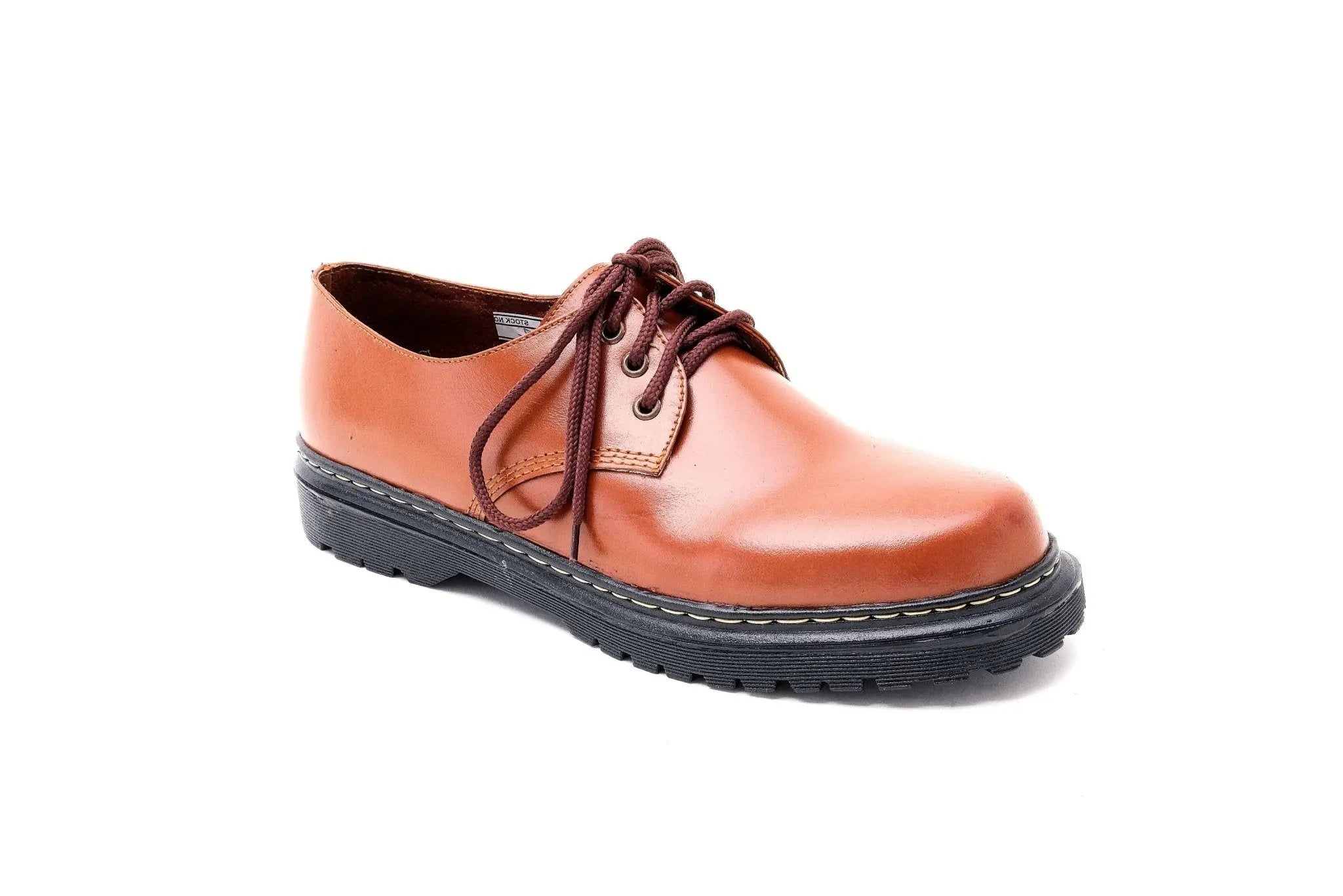 MARCELINO Low Cut Leather Riding Boots - Tan | by Mariqueño ( )