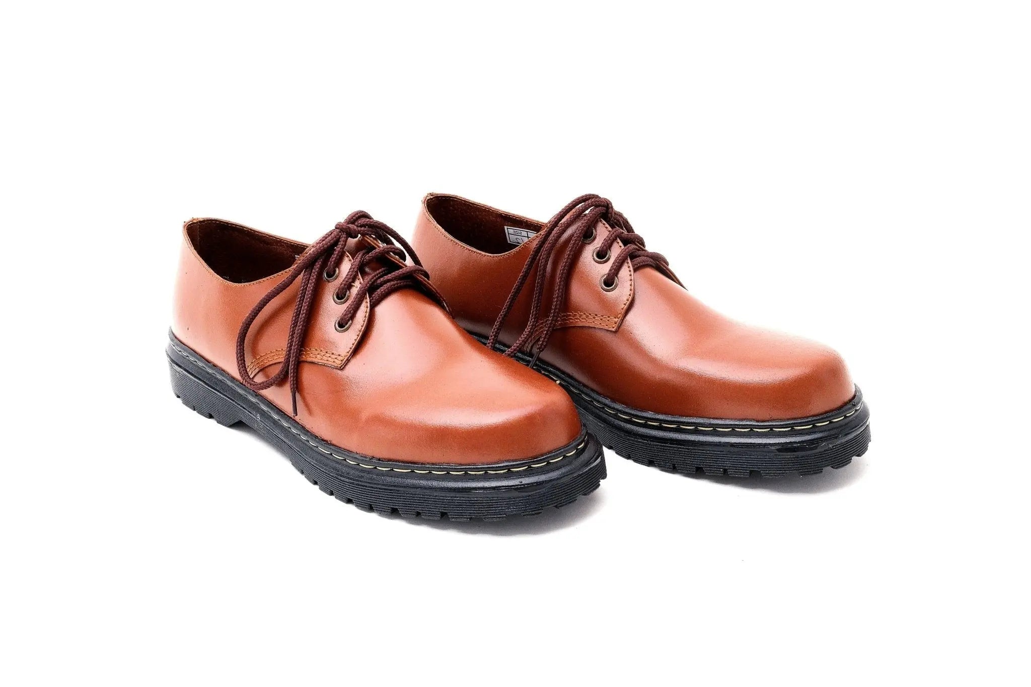 MARCELINO Low Cut Leather Riding Boots - Tan | by Mariqueño ( )