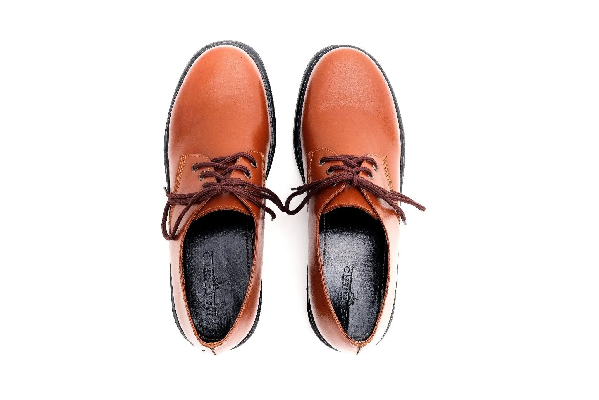 MARCELINO Low Cut Leather Riding Boots - Tan | by Mariqueño ( )