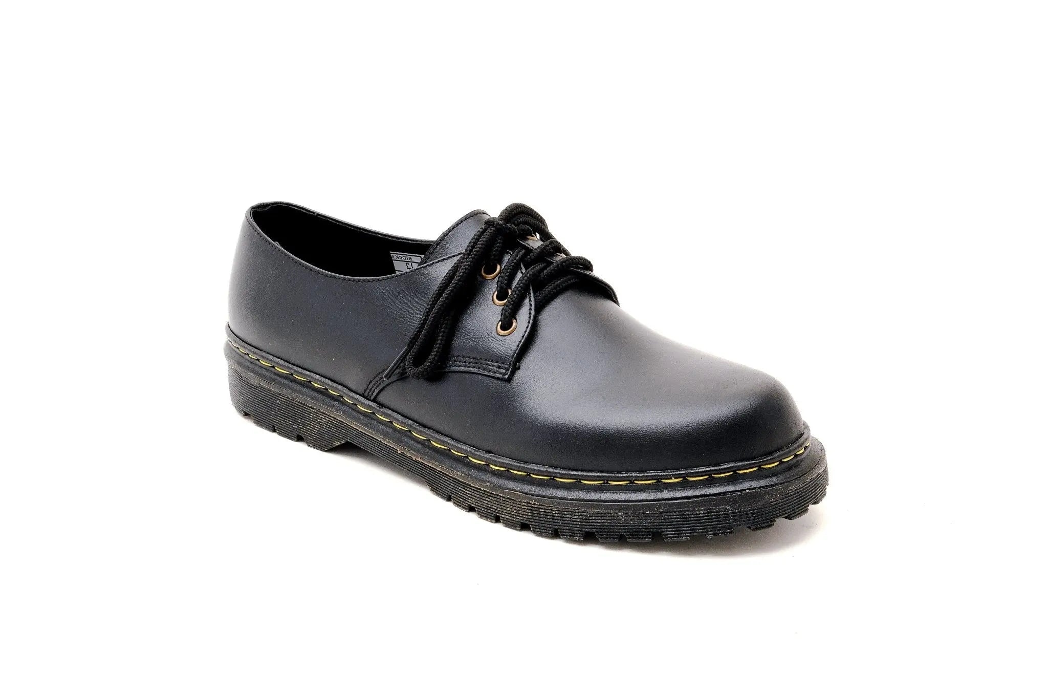 MARCELINO Low Cut Leather Riding Boots - Black | by Mariqueño ( )