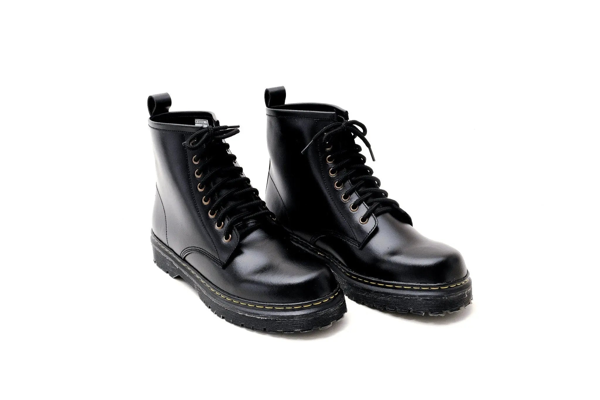 MARCELINO High Cut Leather Riding Boots - Black | by Mariqueño ( )