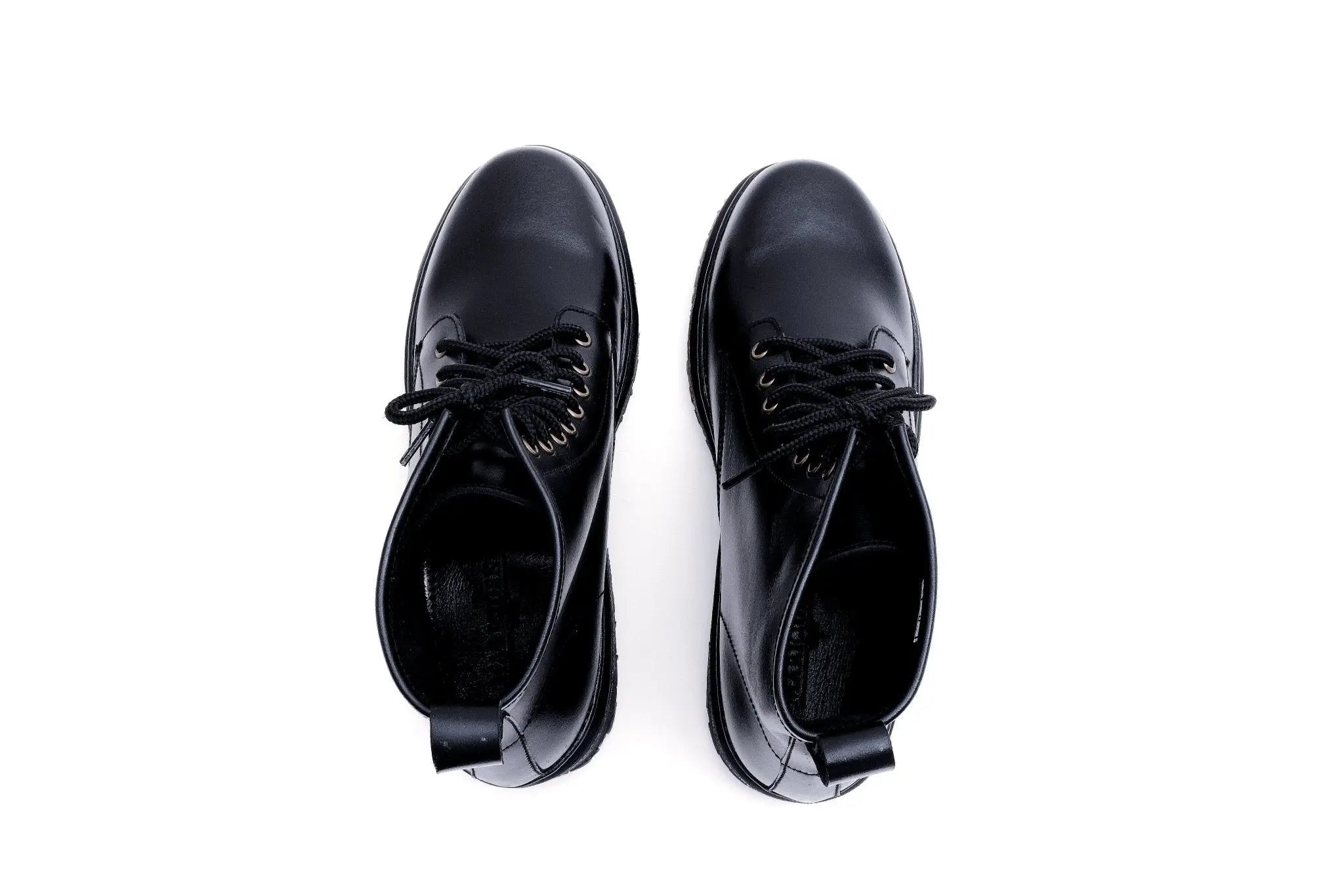 MARCELINO High Cut Leather Riding Boots - Black |   by  Mariqueño ( )