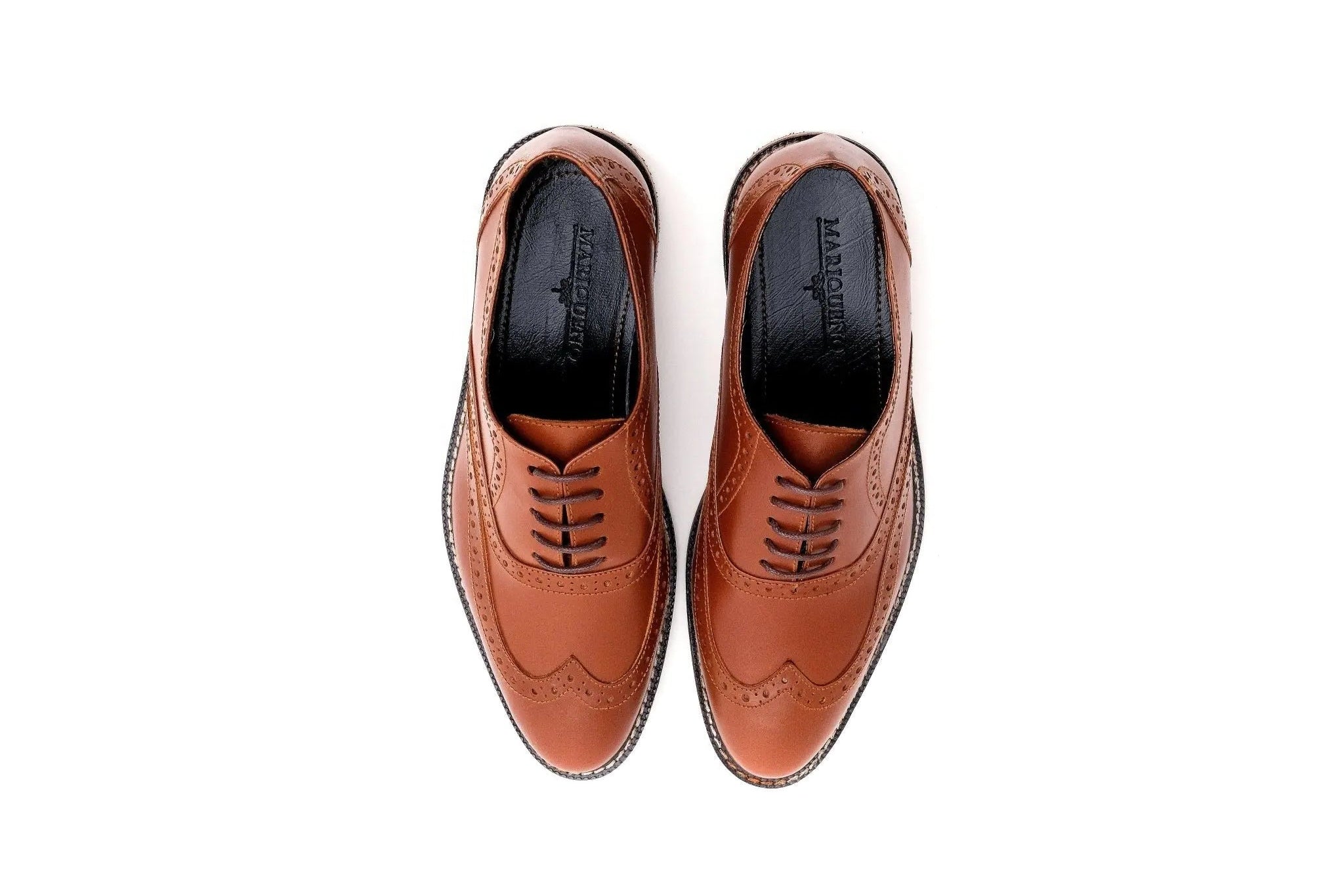GUEVARRA Wingtip Oxford - Tan | by Mariqueño ( )