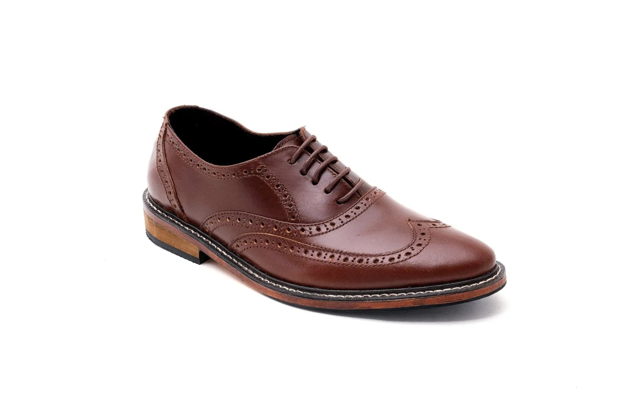 GUEVARRA Wingtip Oxford - Walnut | by Mariqueño ( )
