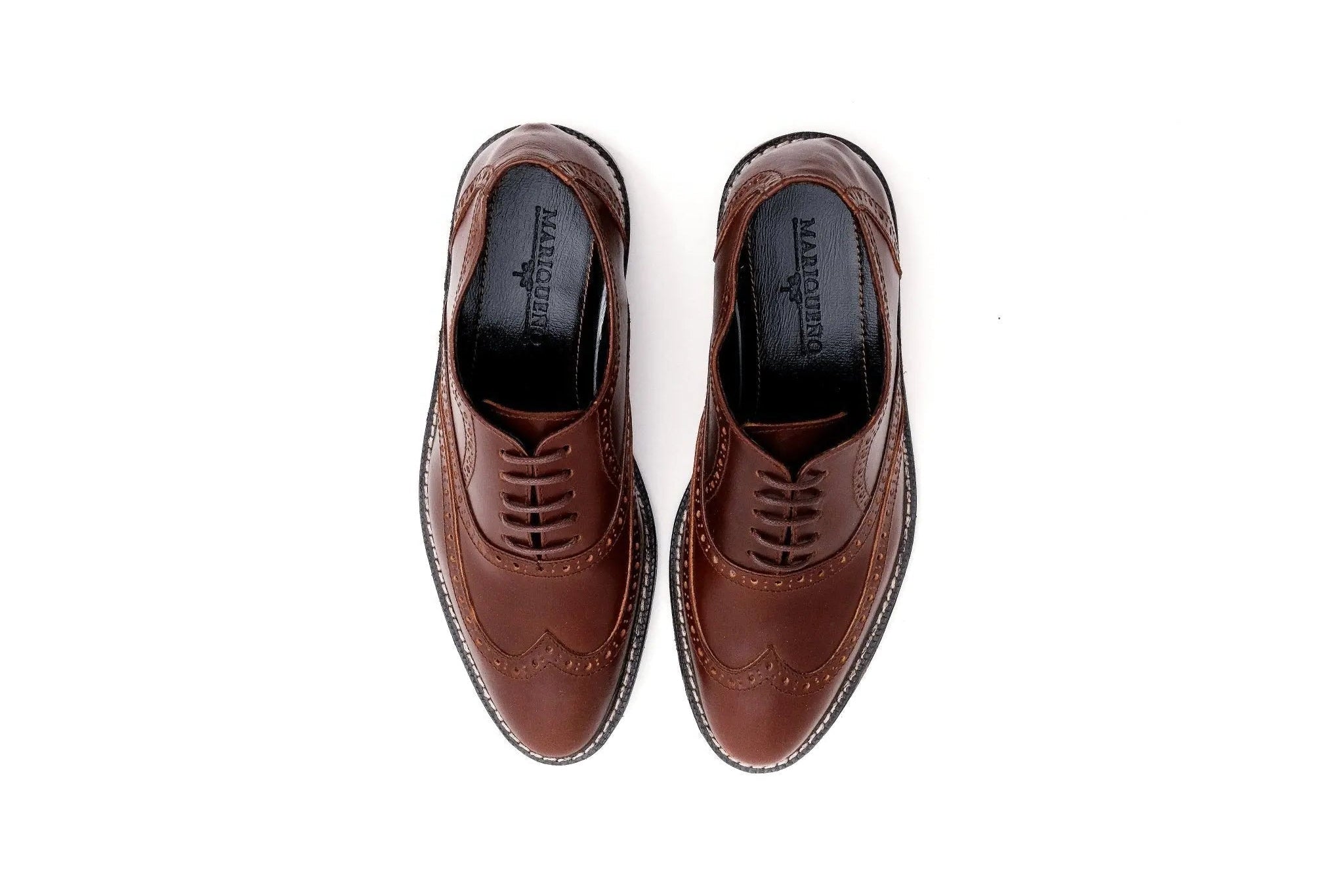 GUEVARRA Wingtip Oxford - Walnut | by Mariqueño ( )