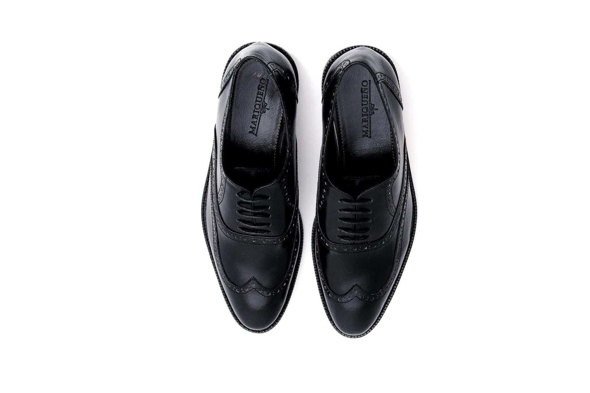 GUEVARRA Wingtip Oxford - Black | by Mariqueño ( )