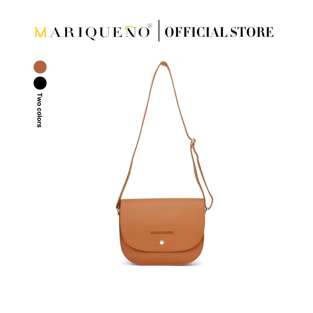 MADISON Classic Top Handle Sling Bag in Tan Brown by Mariqueño