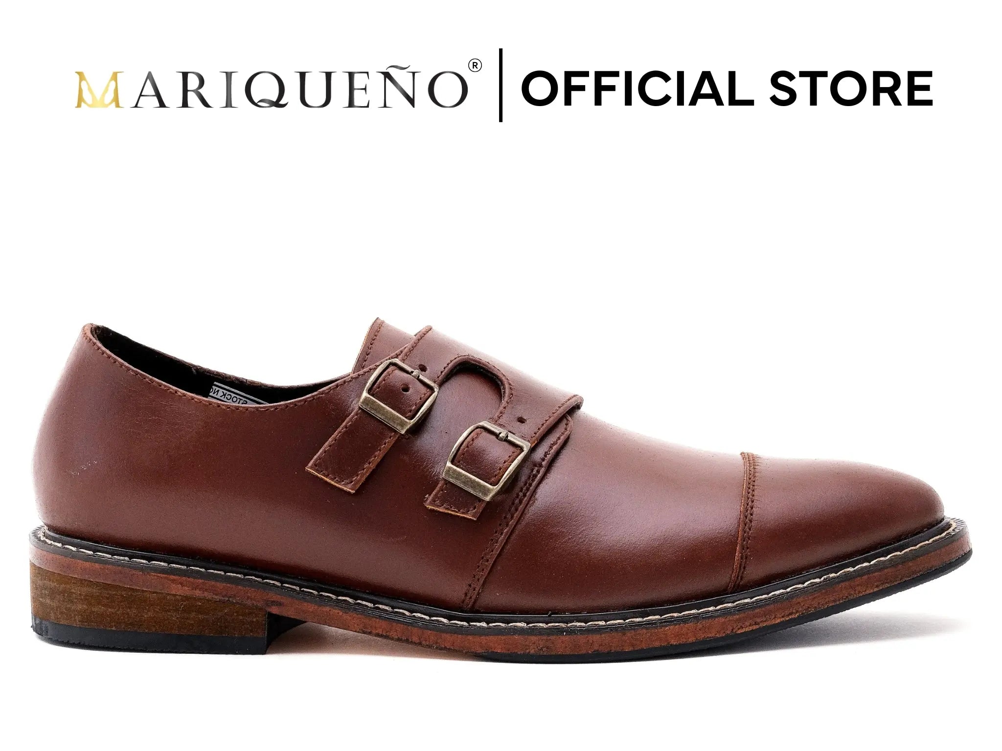 SANTIAGO Double Monkstrap Oxford - Walnut | 14 | 47 by Mariqueño ( 4850.00)