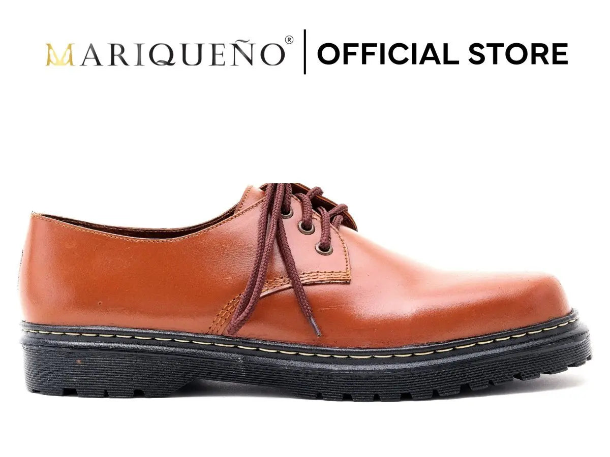 MARCELINO Low Cut Leather Riding Boots - Tan | 12 | 45 by Mariqueño ( 2850.00)