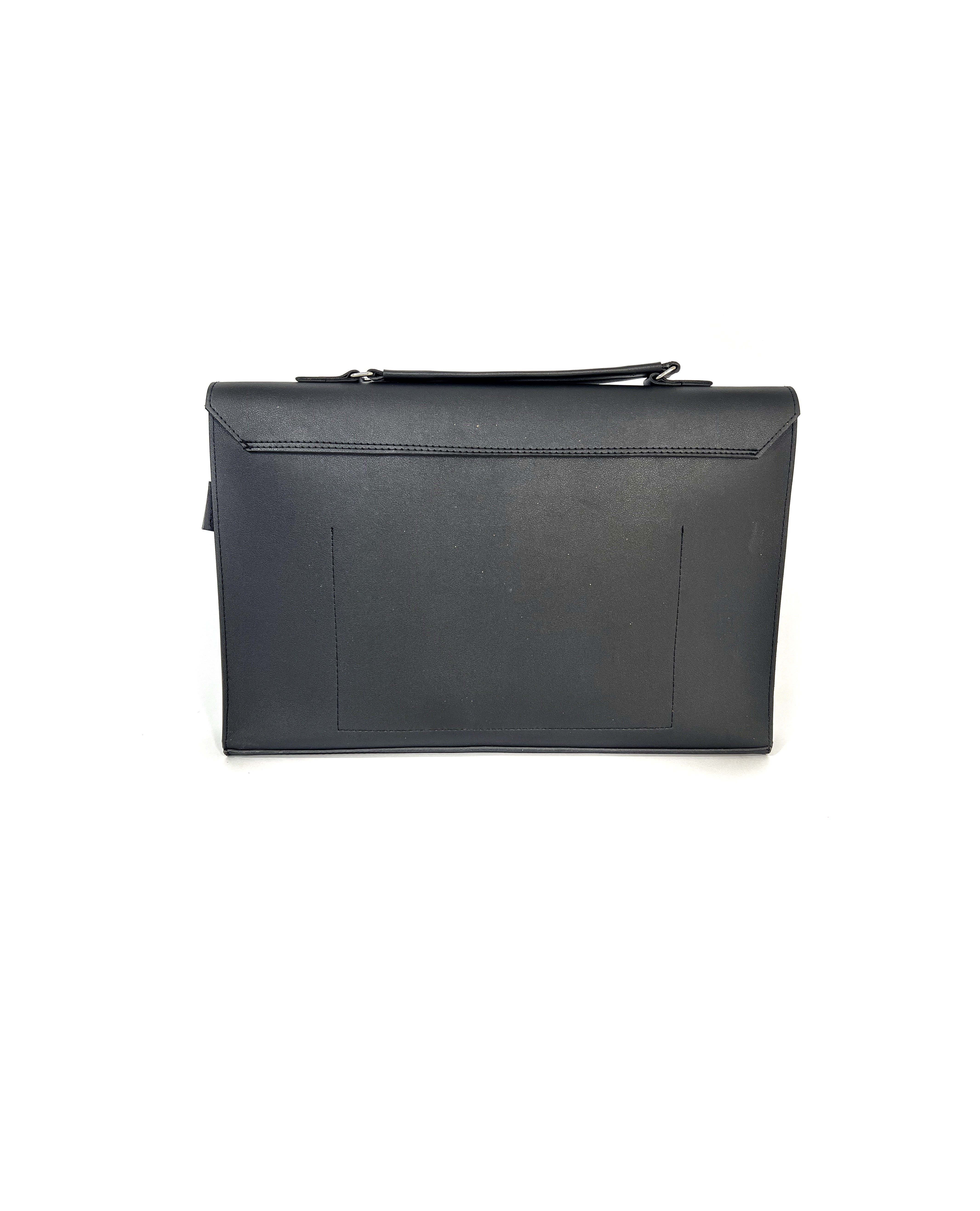 LORENZO Laptop Bag - Black