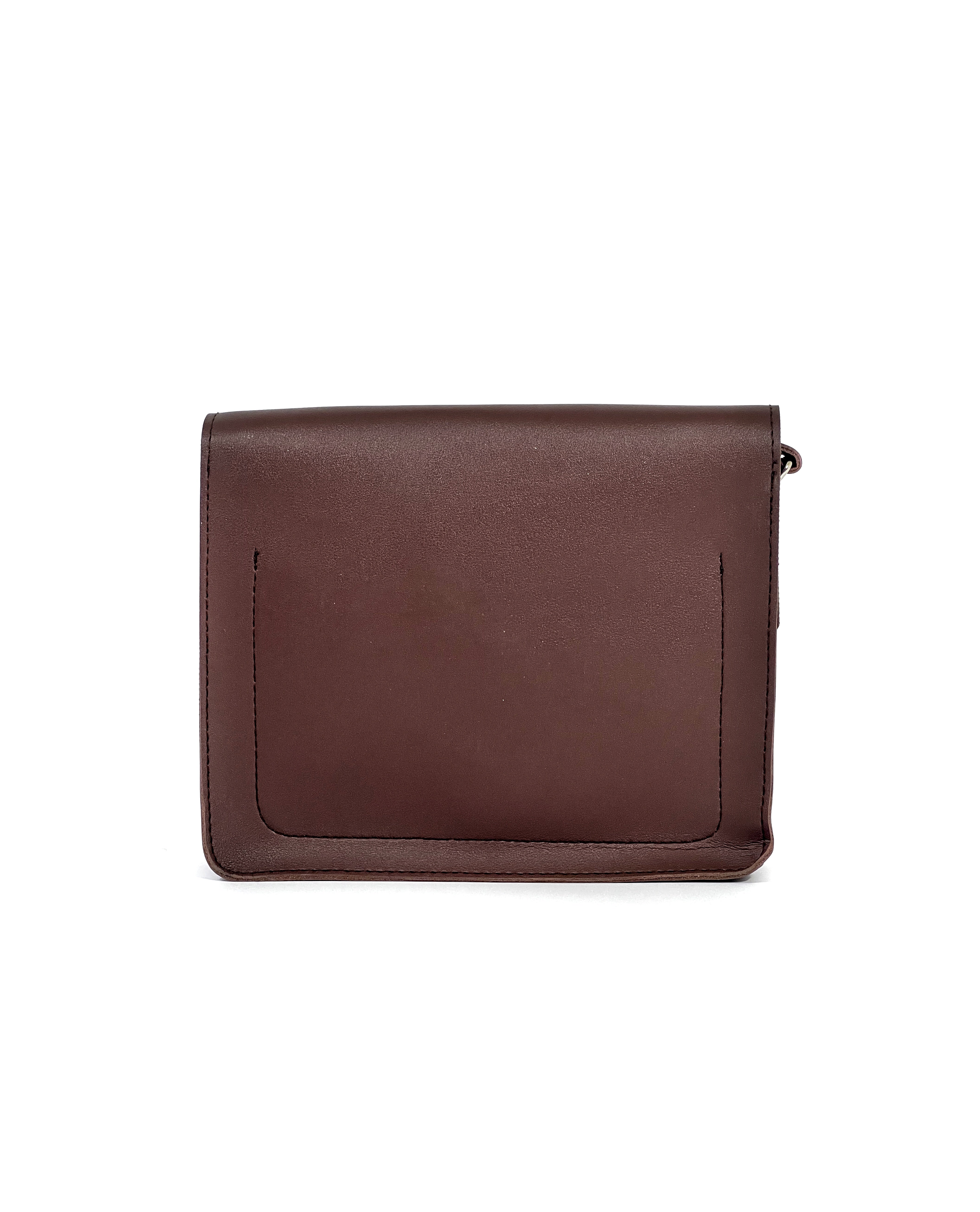 LORENZO Top Handle Bag - Walnut