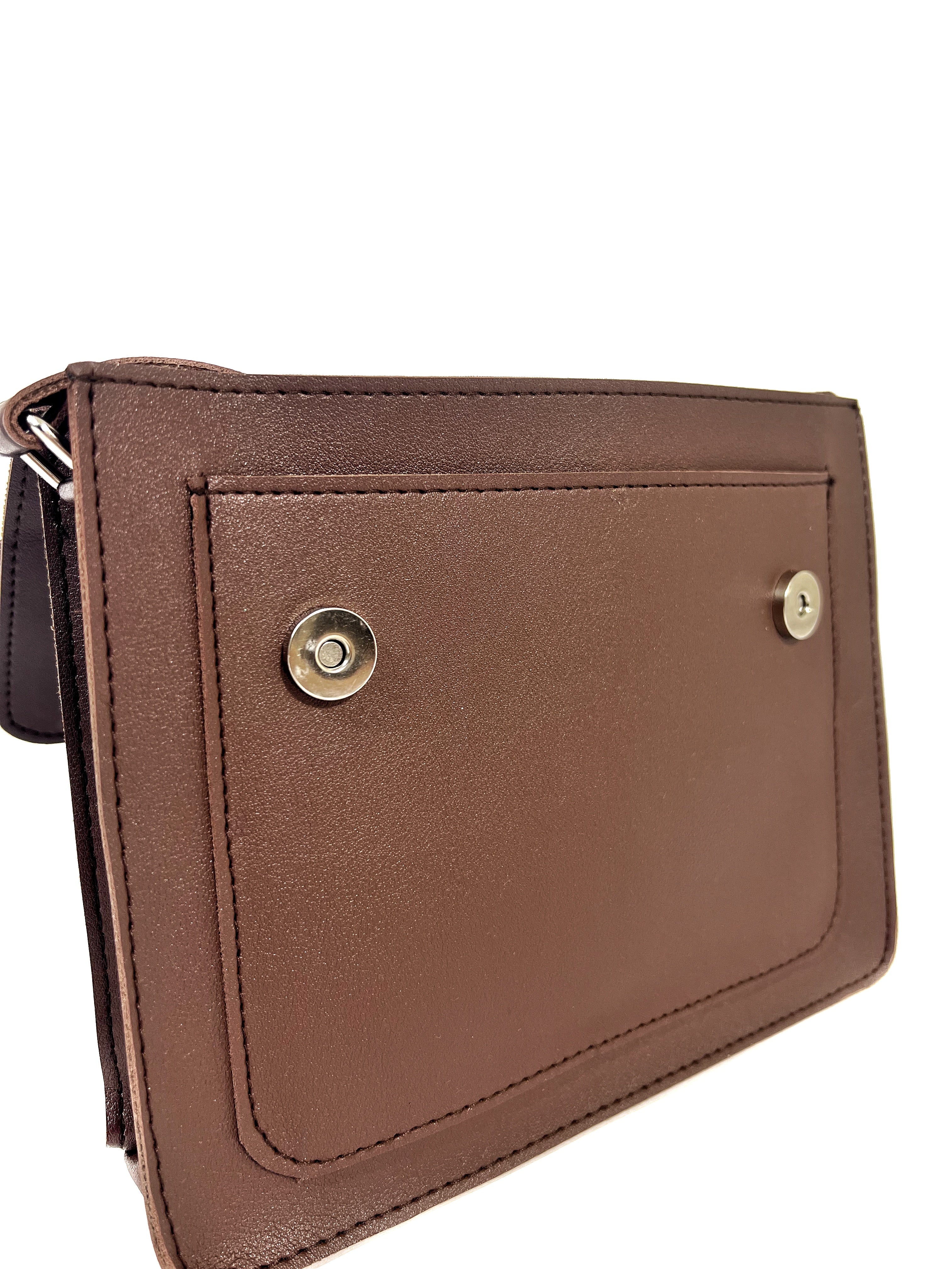 LORENZO Top Handle Bag - Walnut