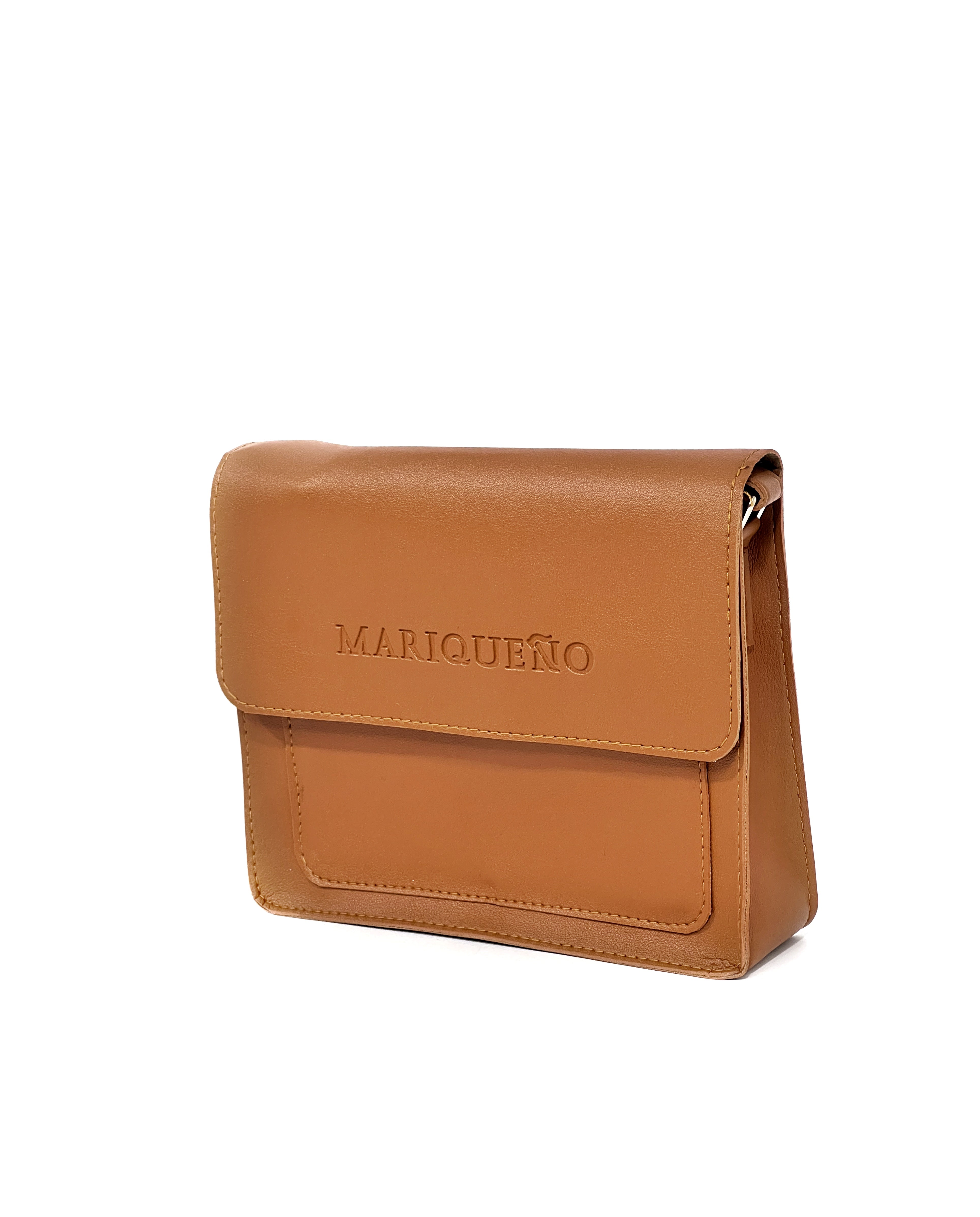 LORENZO Top Handle Bag - Tan