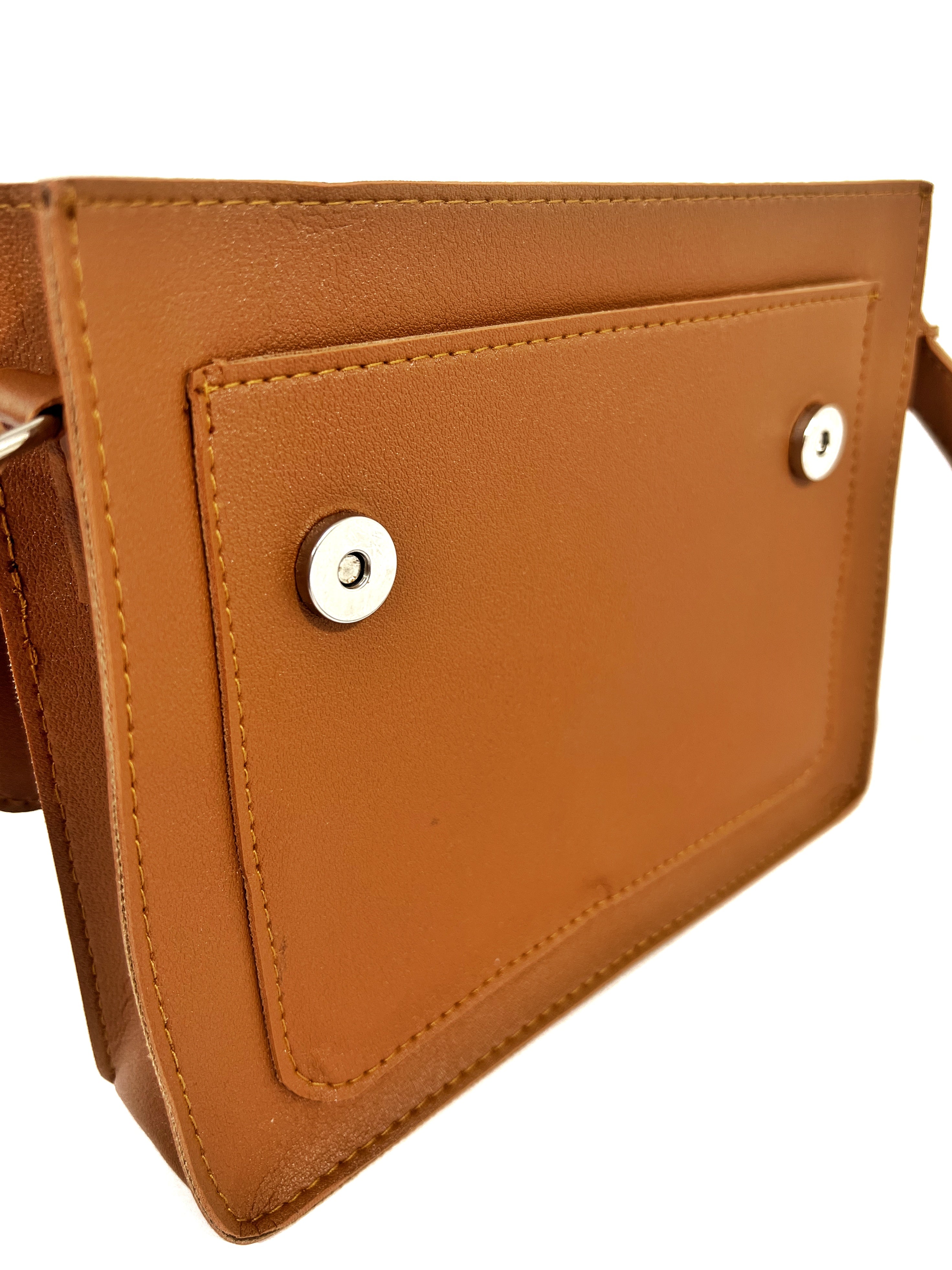 LORENZO Top Handle Bag - Tan