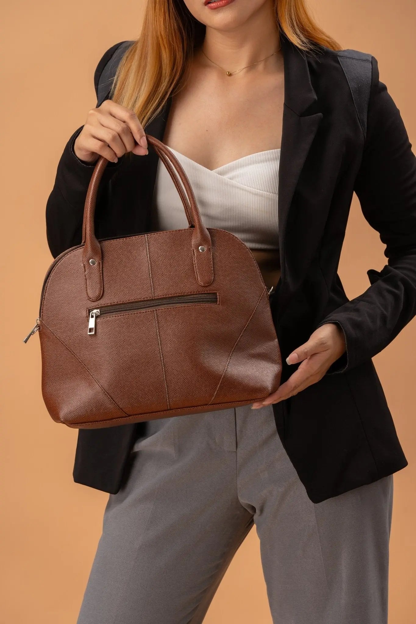 MEREDITH Alma Sling Bag in Choco Brown - Mariqueño