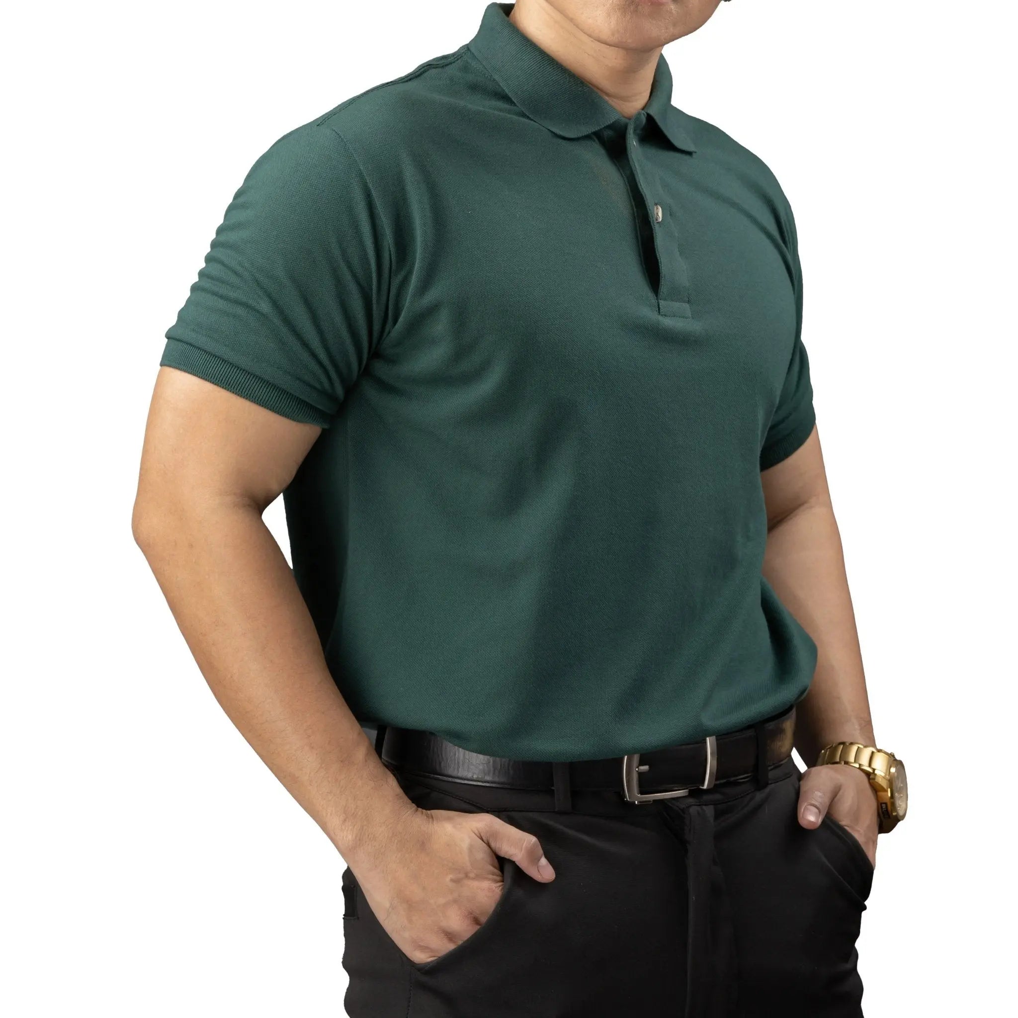 FLEXFIT Series Men's Polo - Green - Mariqueño