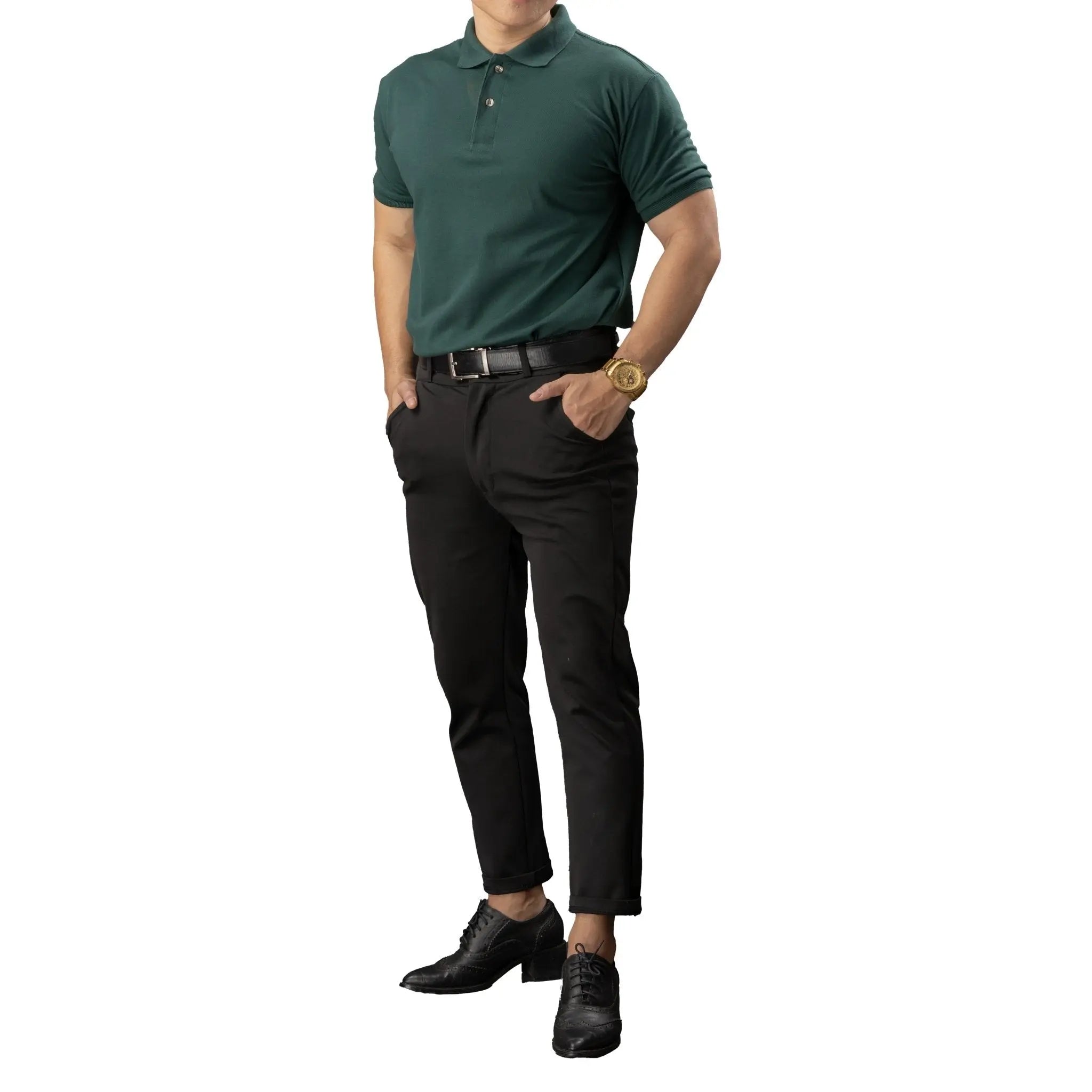 FLEXFIT Series Men's Polo - Green - Mariqueño