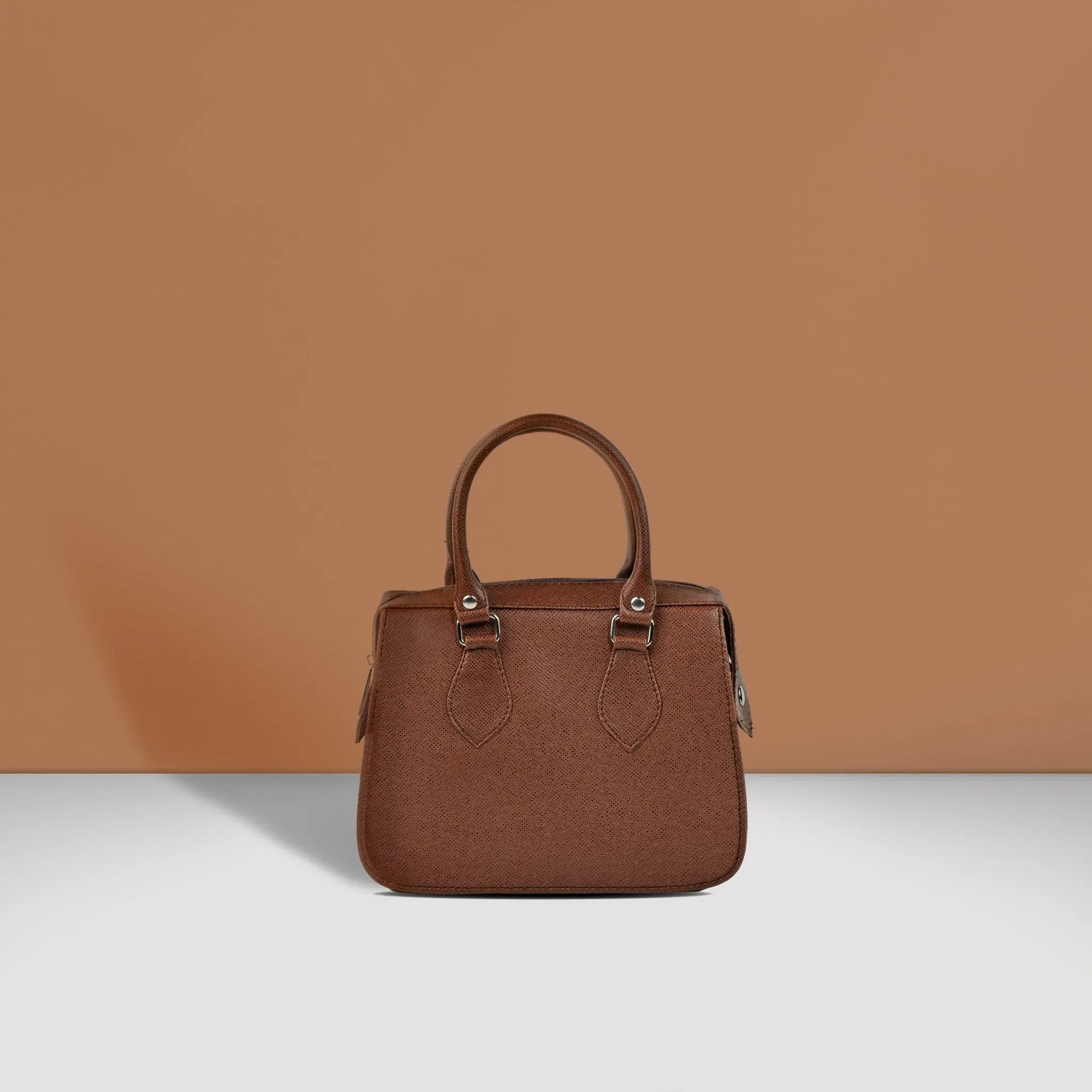 MARGAUX Top Handle Sling Bag in Choco Brown - Mariqueño