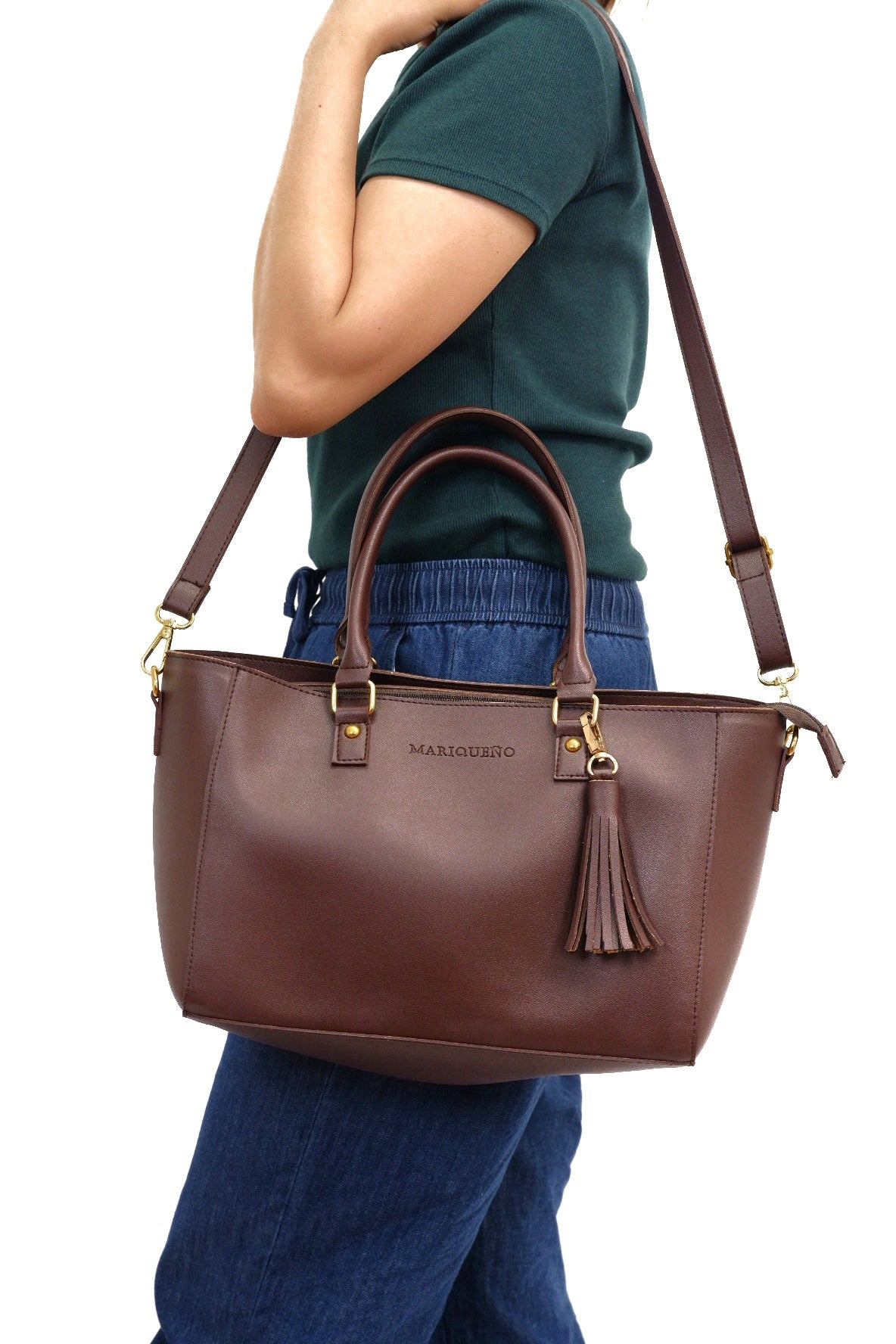 MINERVA Handbag in Choco Brown