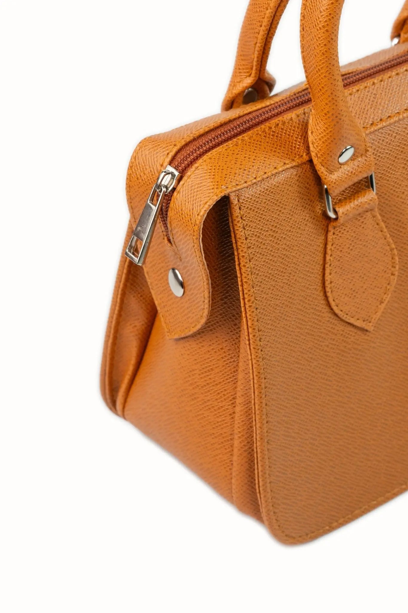 MARGAUX Top Handle Sling Bag in Tan Brown - Mariqueño